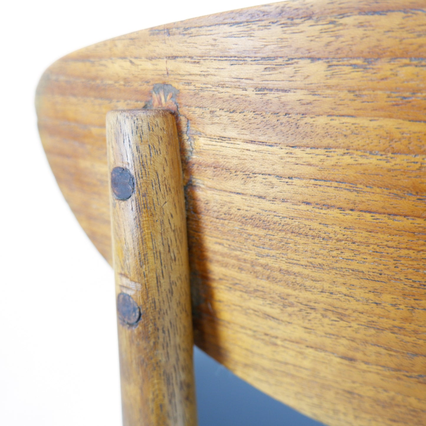 Set 4 G PLAN Dining Chairs - Danish Range by Kfod Larsen in Teak - NEW Black Vinyl Fabric - Mid Century Modern