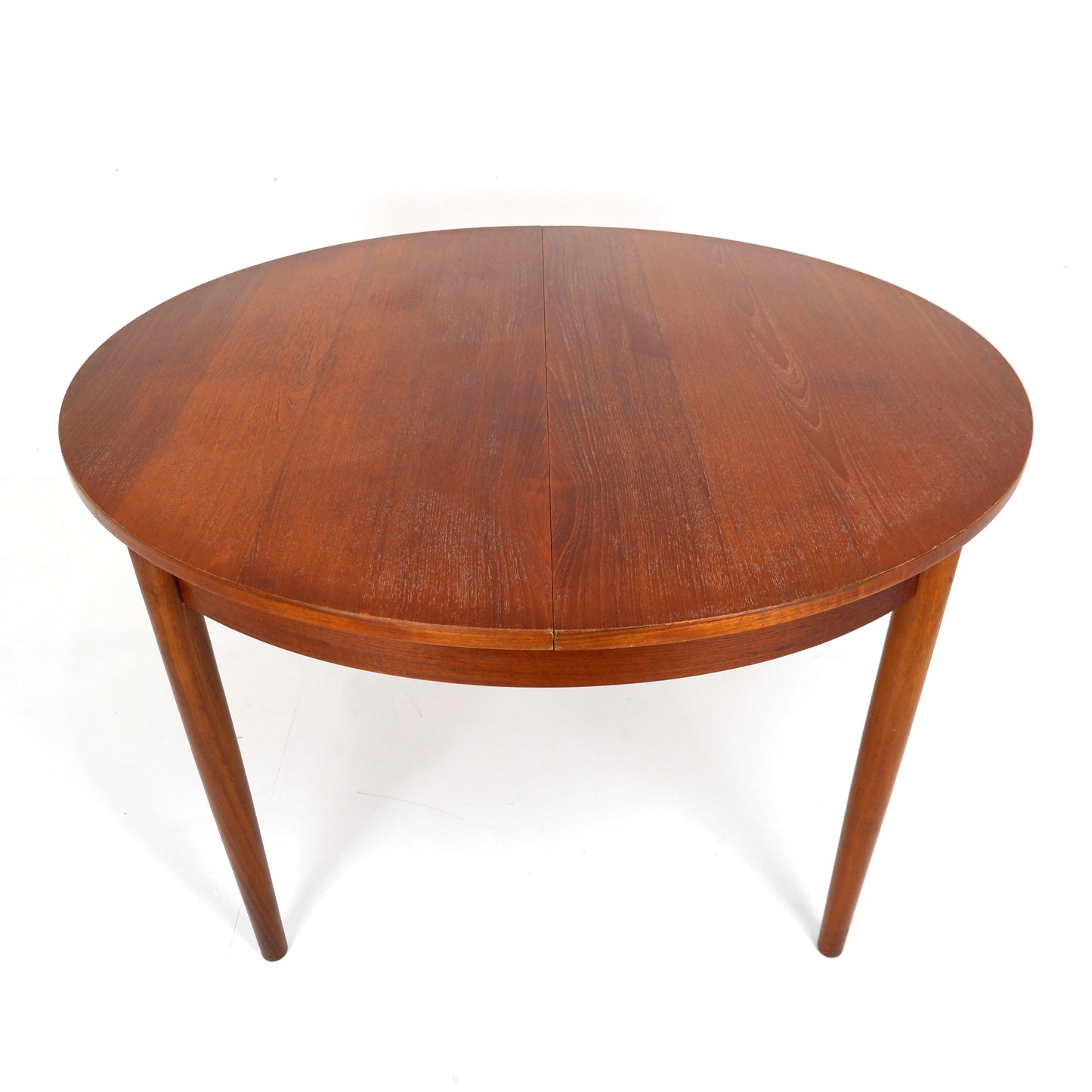 Circular Mid Century Teak Dining Table by Gościcińska Fabryka Mebli (GFM)