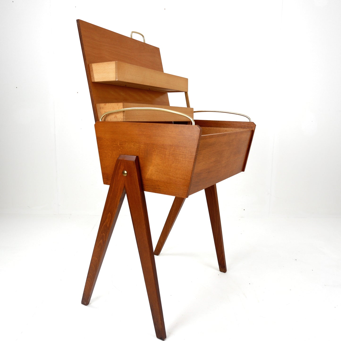 Mid Century Swedish Sewing Box