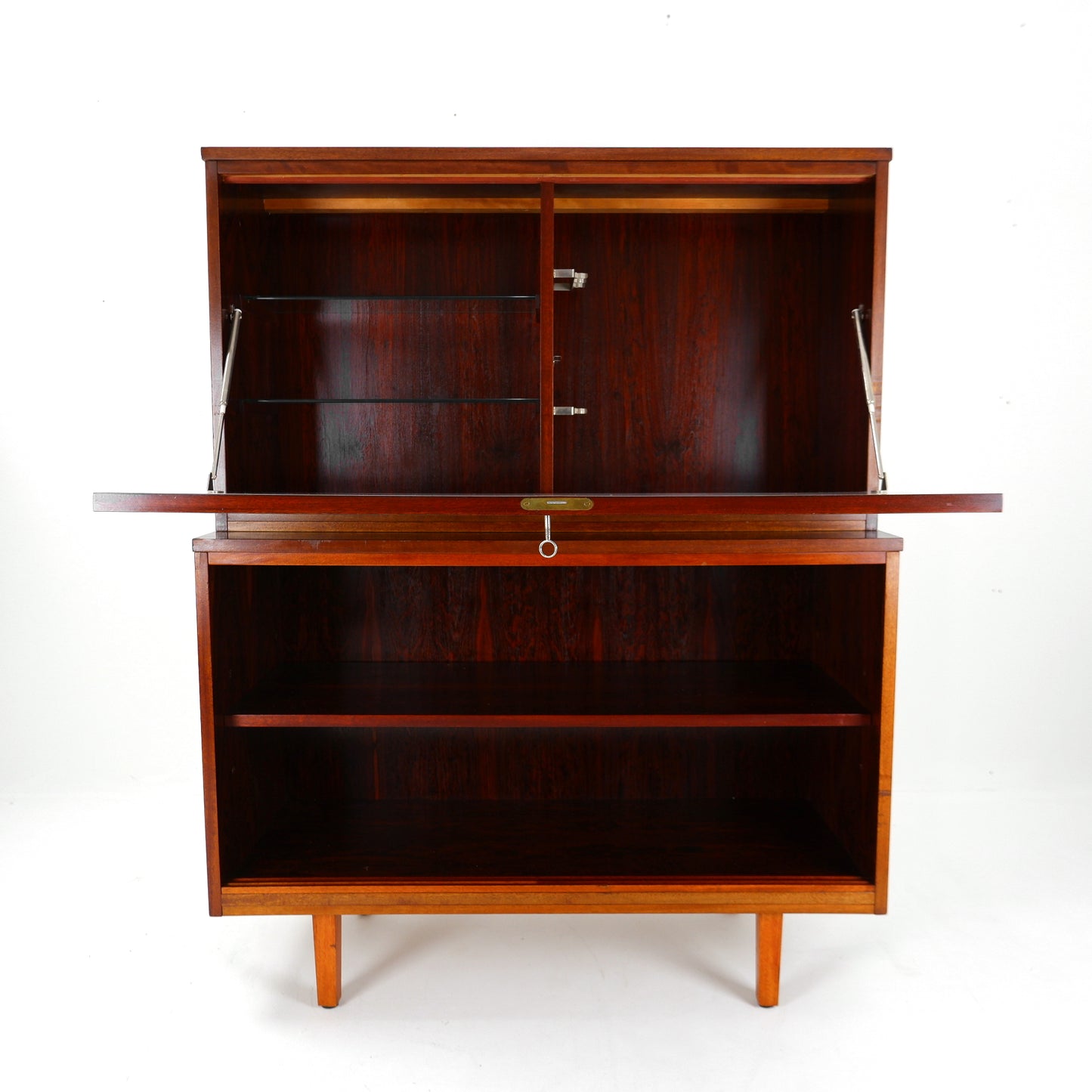 Danish POUL HUNDEVAAD Drinks Cabinet / Sideboard in Rosewood - Mid Century Modern