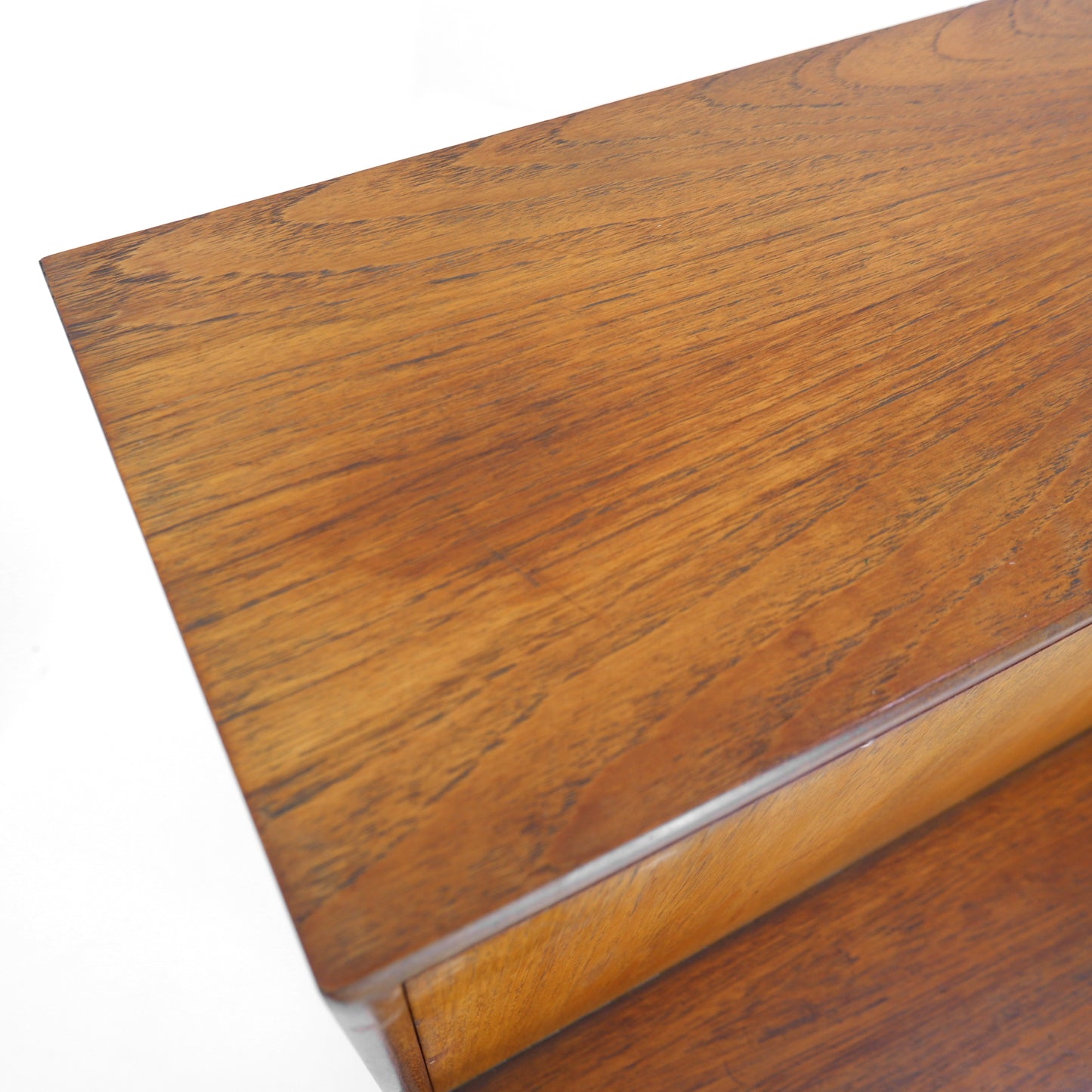 Mid Century Bureau / Desk in Teak with Cupboard
