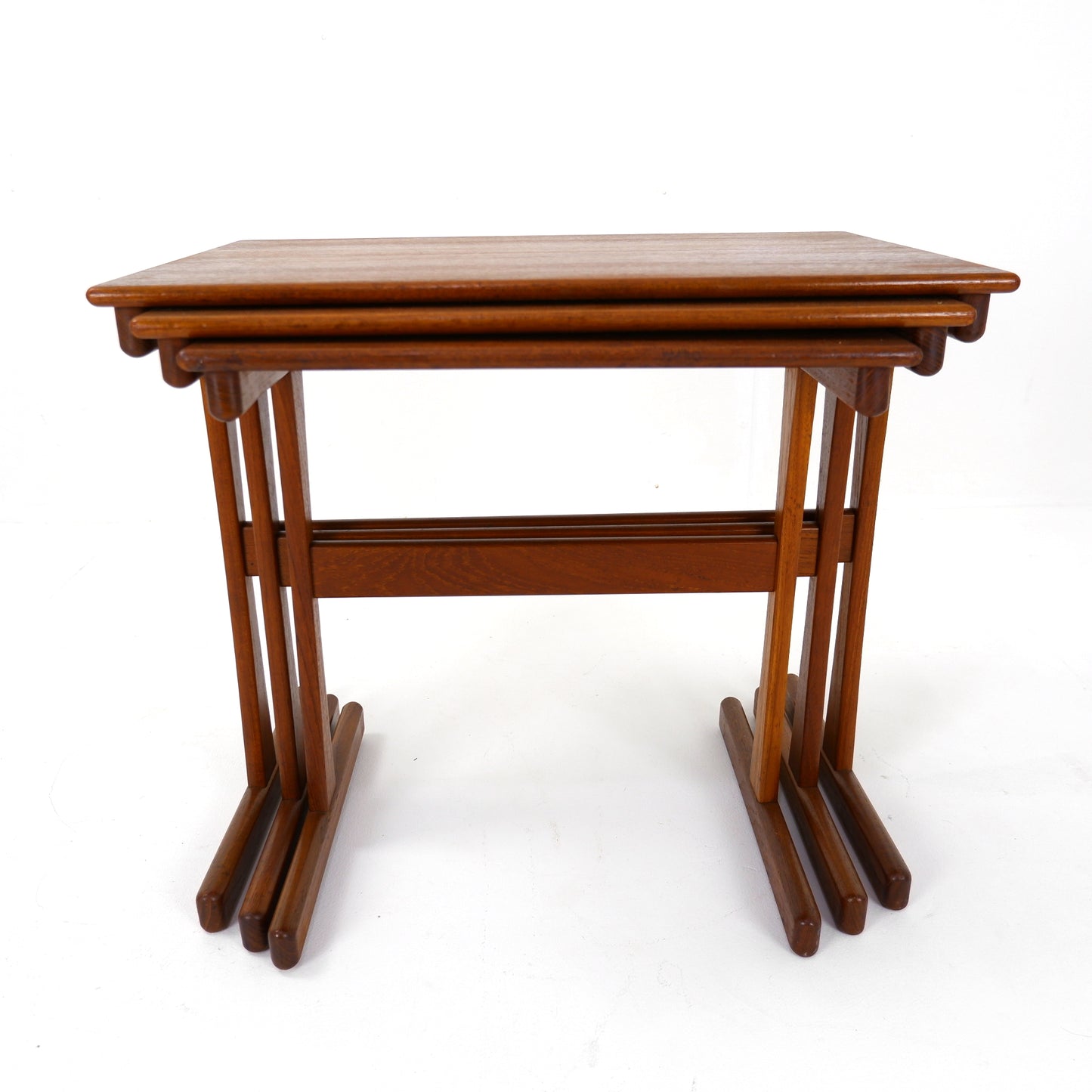 Danish Modern Nest of Tables by Kai Kristiansen in Teak - Mid Century