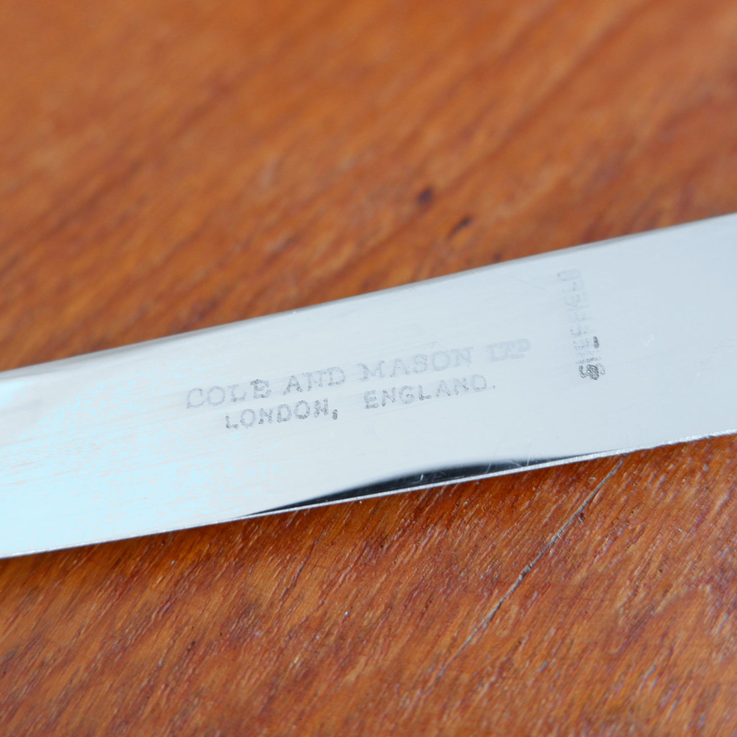 Modernist Cole & Mason Cheese Dome and Cheese Knife in Teak and Perspex - Mid Century Modern