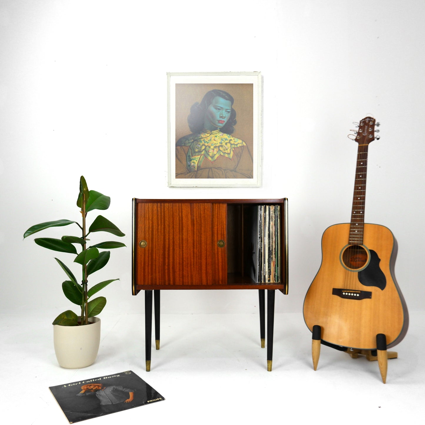 MCM 1950's "Homeworthy" Atomic RECORD CABINET - Free UK Delivery