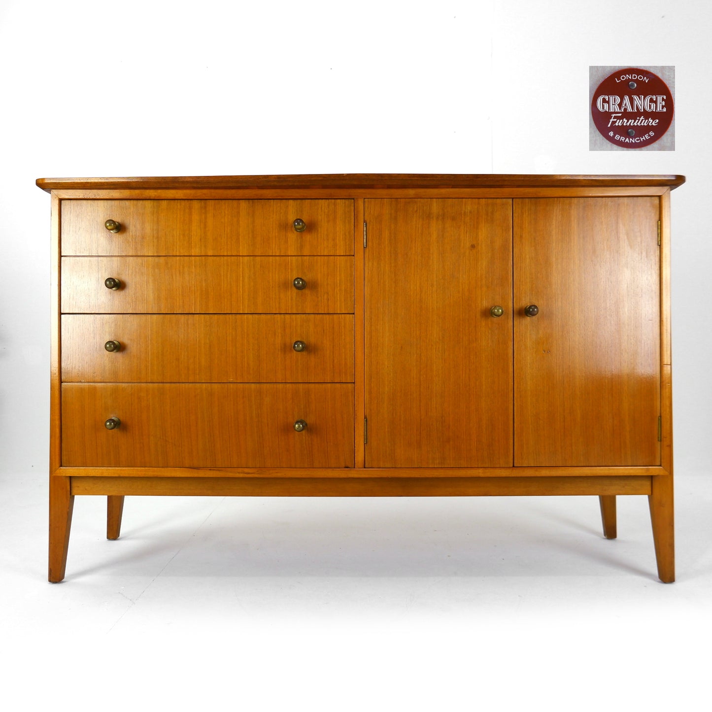 Mid Century Gimson & Slater Sideboard in Walnut for Grange Furniture, London