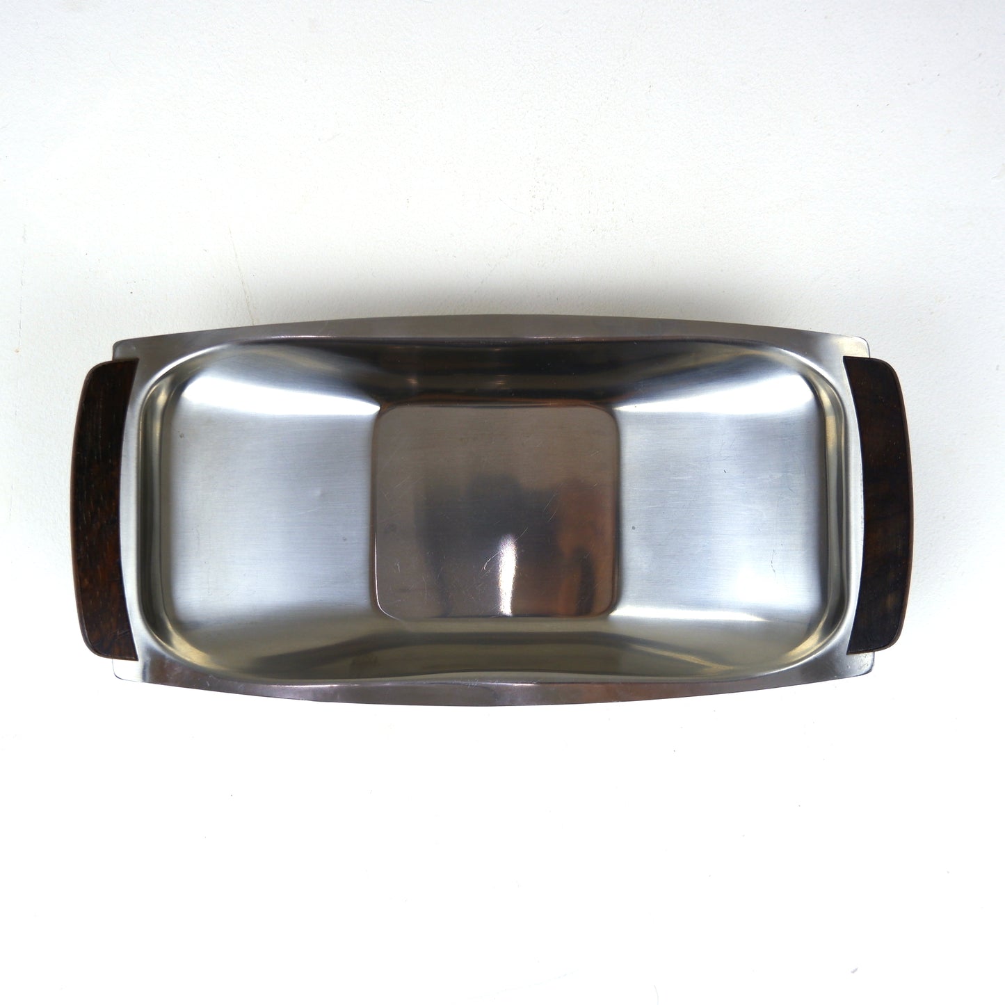 Mid Century Danish Stainless Steel Serving Dishes - Danish Modern - Modernist