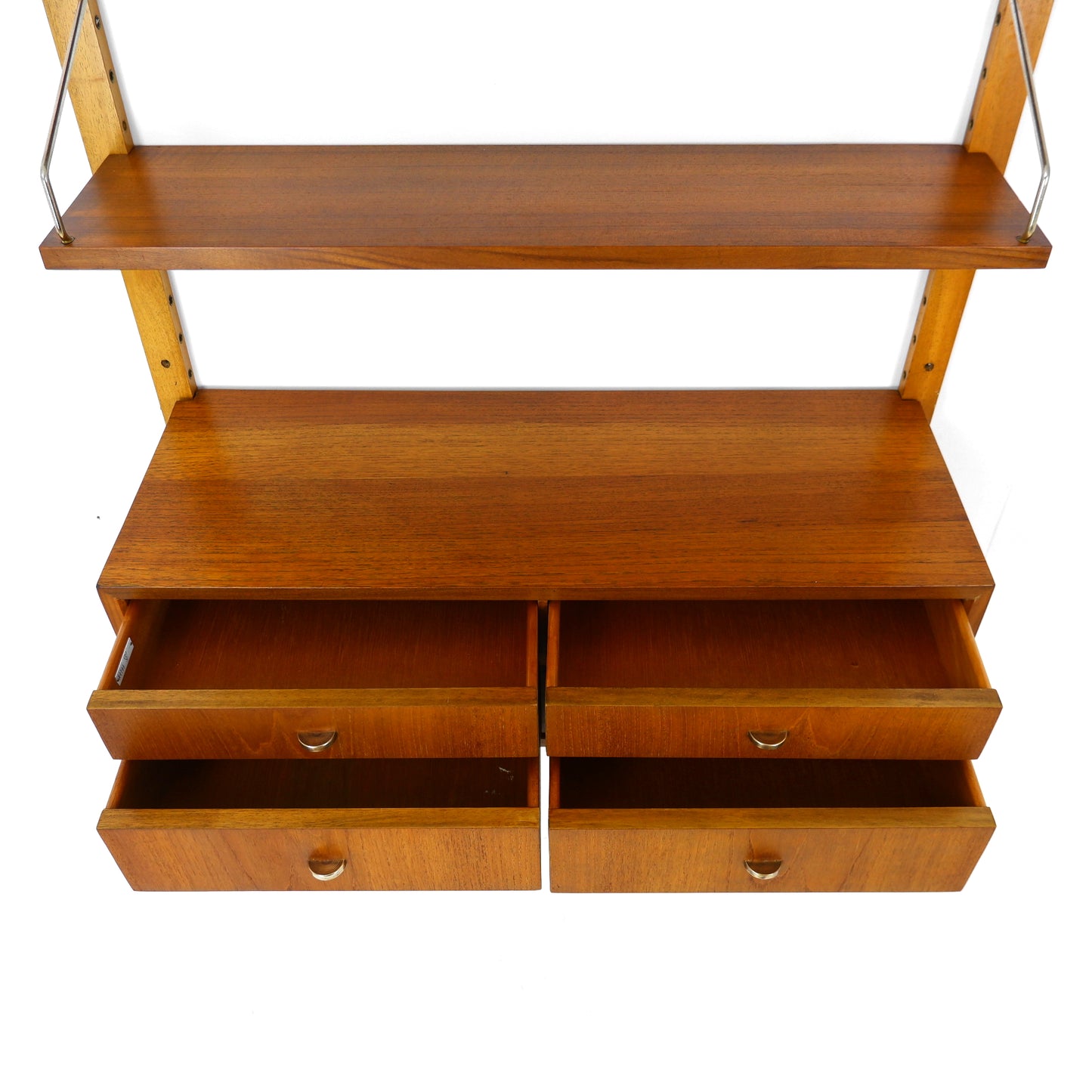 Danish Royal System Teak Shelving Wall Unit by Poul Cadovius - Bookcase - Mid Century