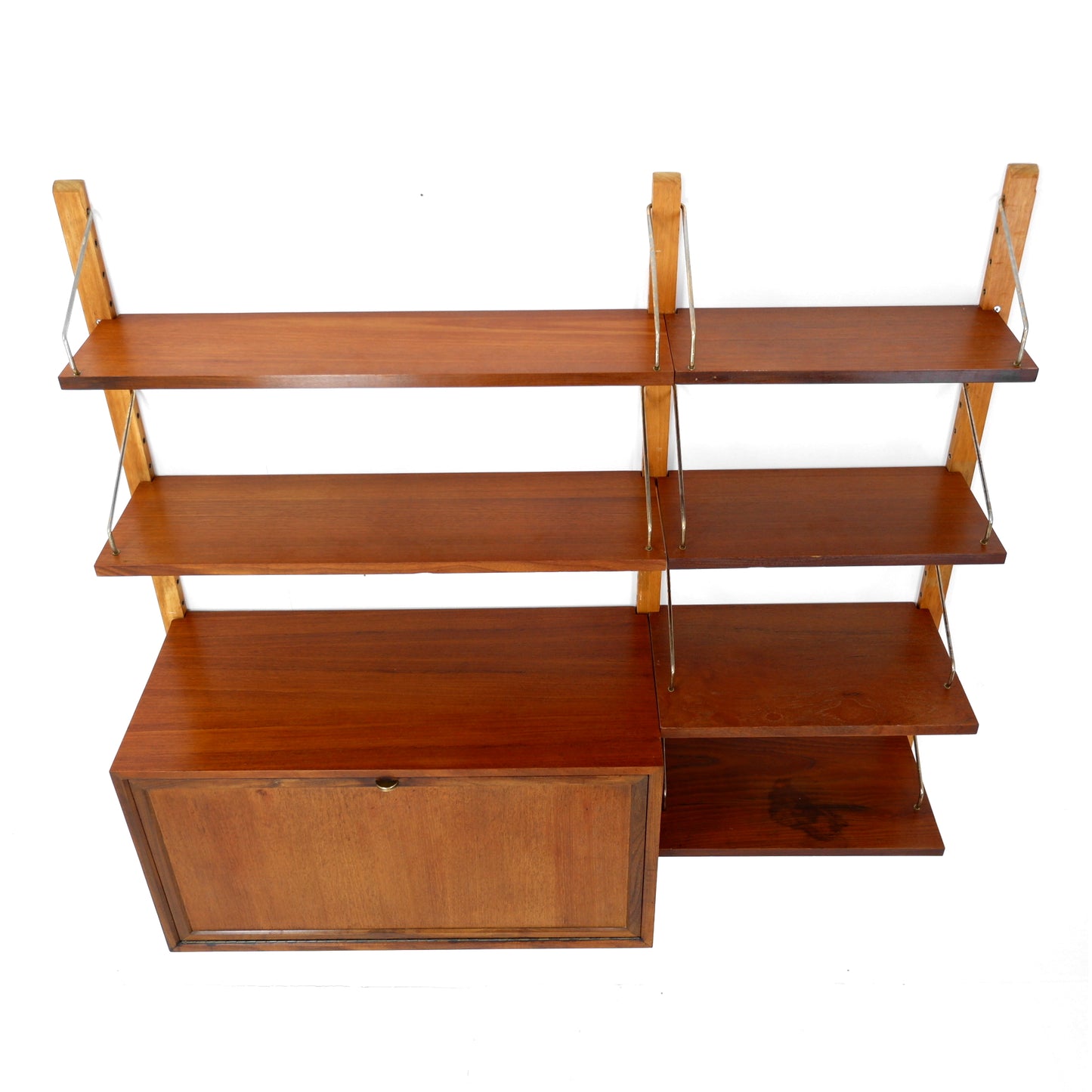 Danish Royal System Drinks Cabinet & Shelving Wall Unit by Poul Cadovius