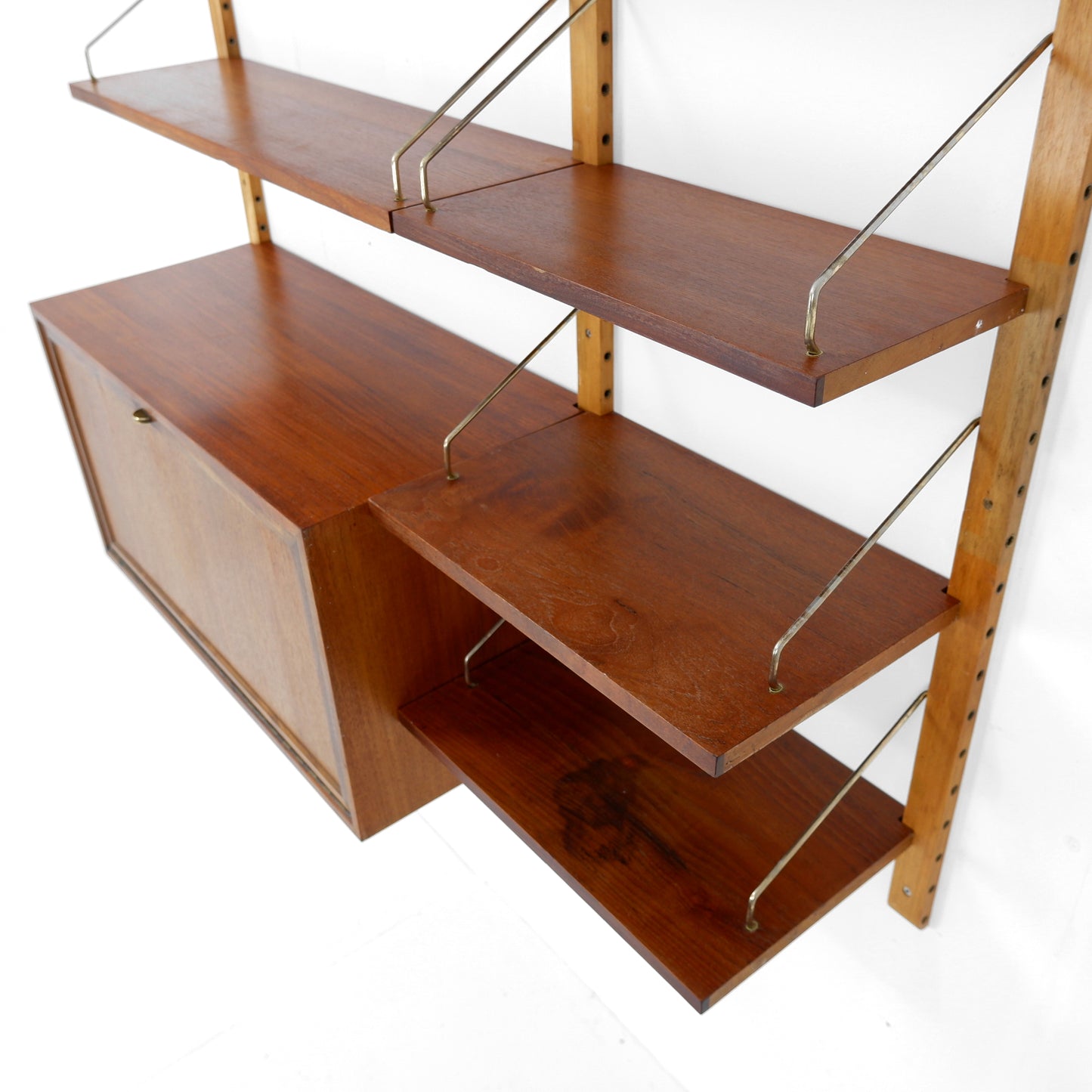 Danish Royal System Drinks Cabinet & Shelving Wall Unit by Poul Cadovius