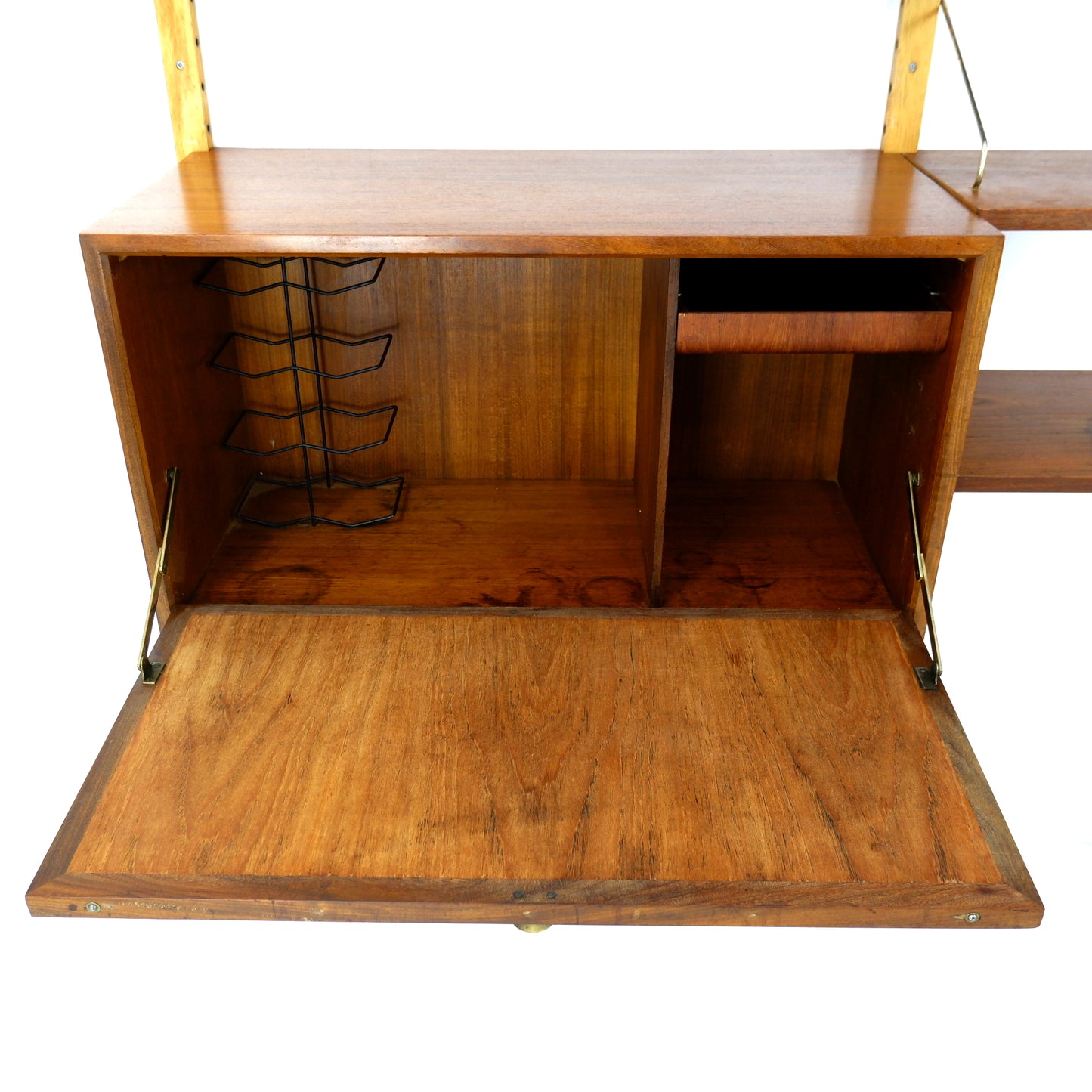 Danish Royal System Drinks Cabinet & Shelving Wall Unit by Poul Cadovius