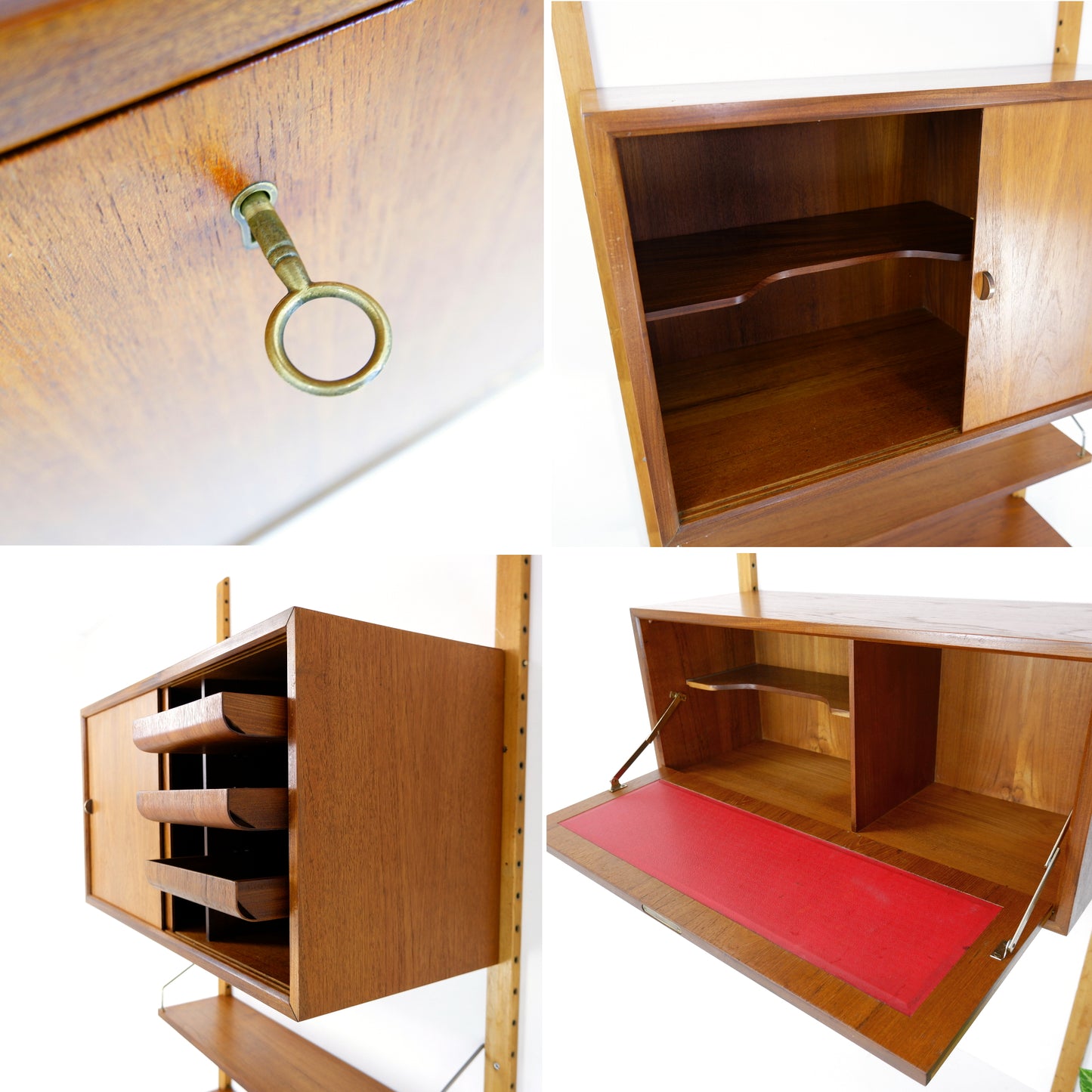 Danish Royal System Desk Wall Unit by Poul Cadovius