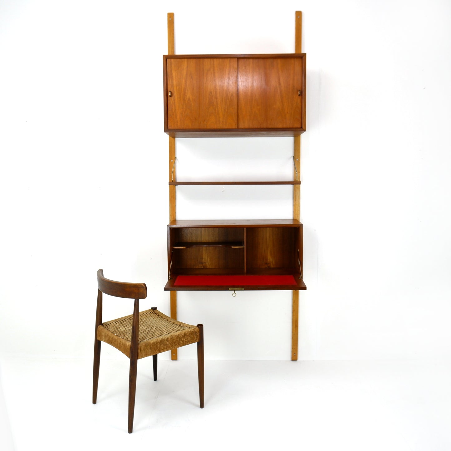 Danish Royal System Desk Wall Unit by Poul Cadovius
