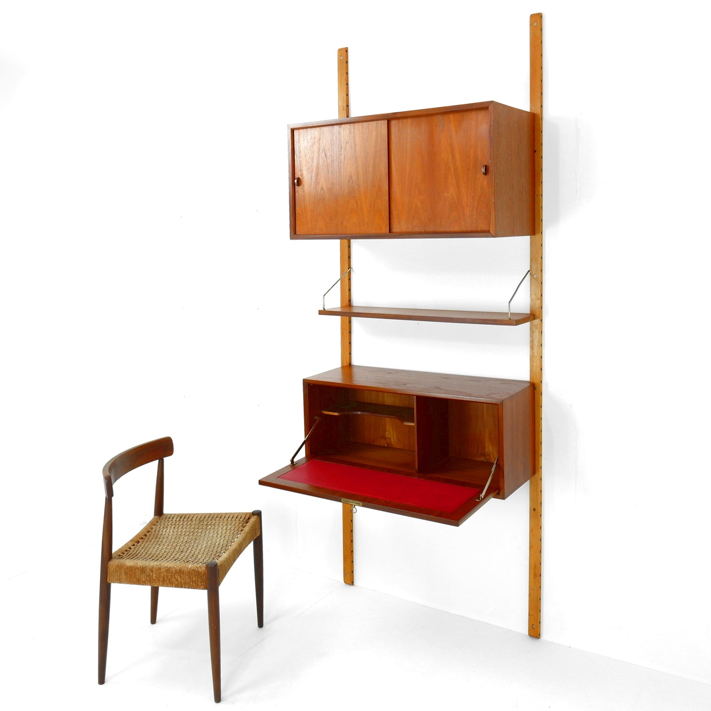 Danish Royal System Desk Wall Unit by Poul Cadovius