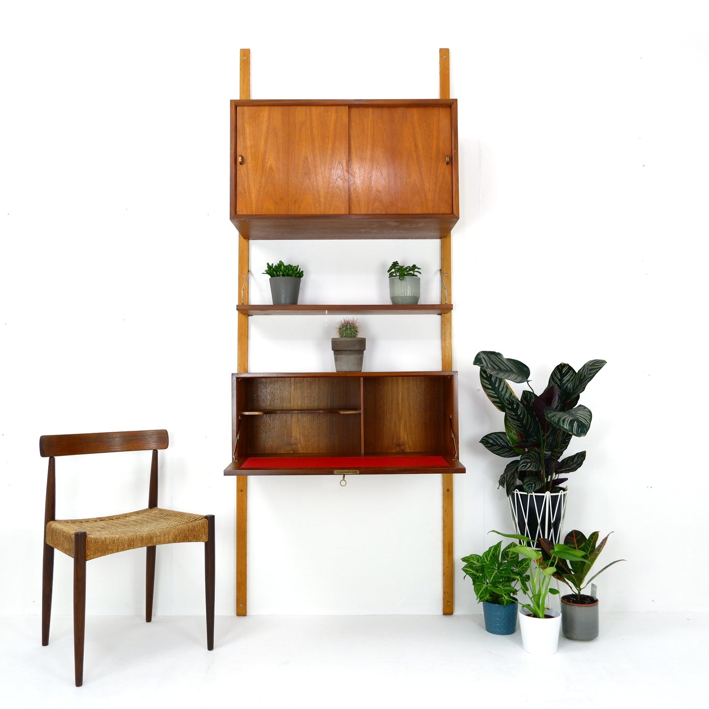 Danish Royal System Desk Wall Unit by Poul Cadovius