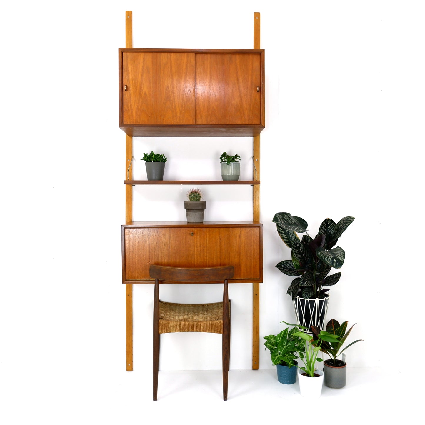 Danish Royal System Desk Wall Unit by Poul Cadovius