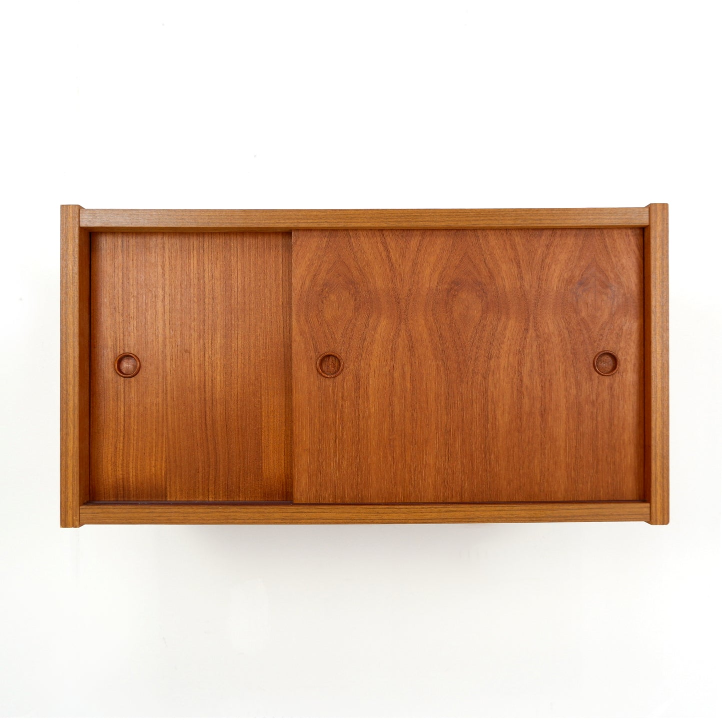 Danish PS System - Floating Teak Wall Unit / Drinks Cabinet - Mid Century