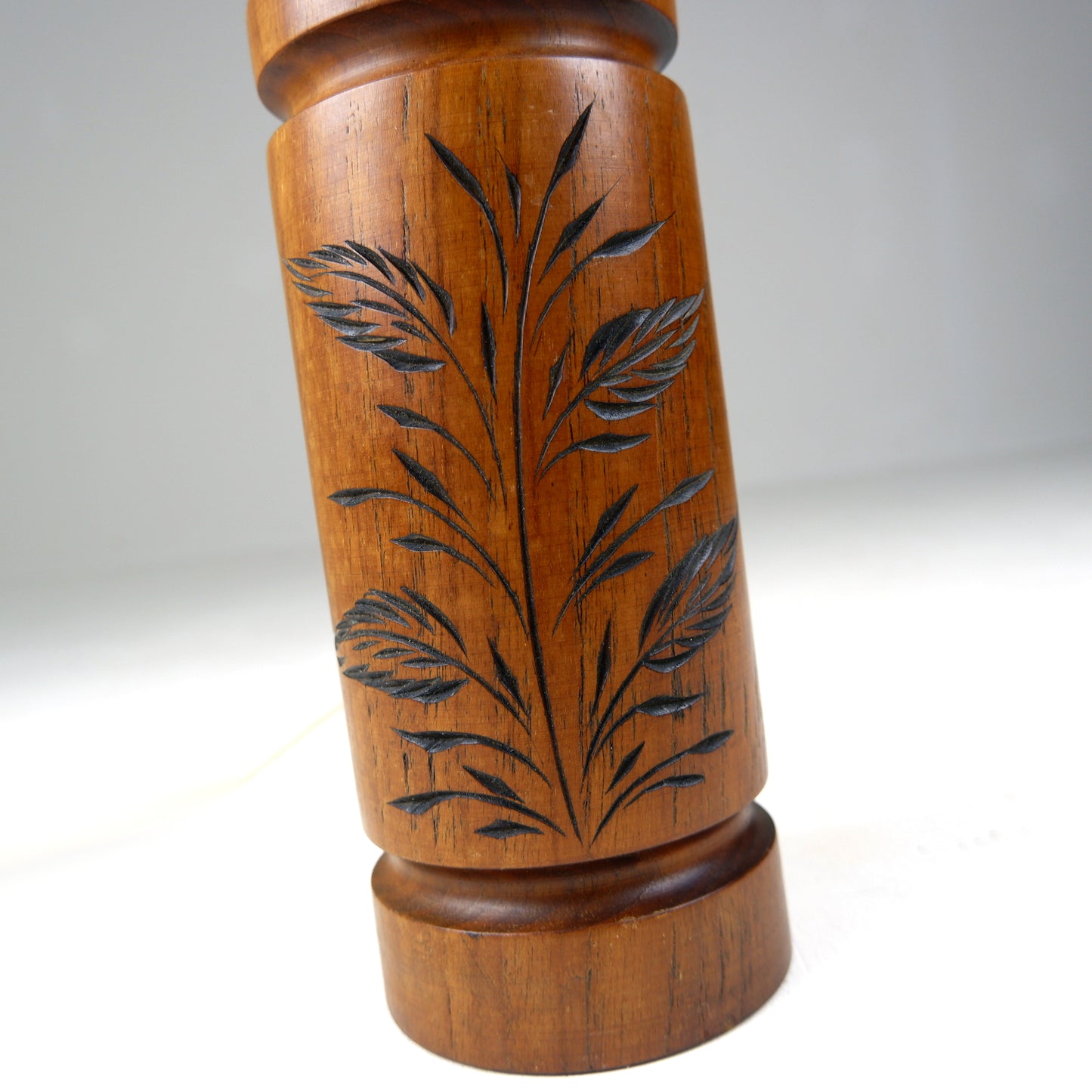 Mid Century Teak Table Lamp Base