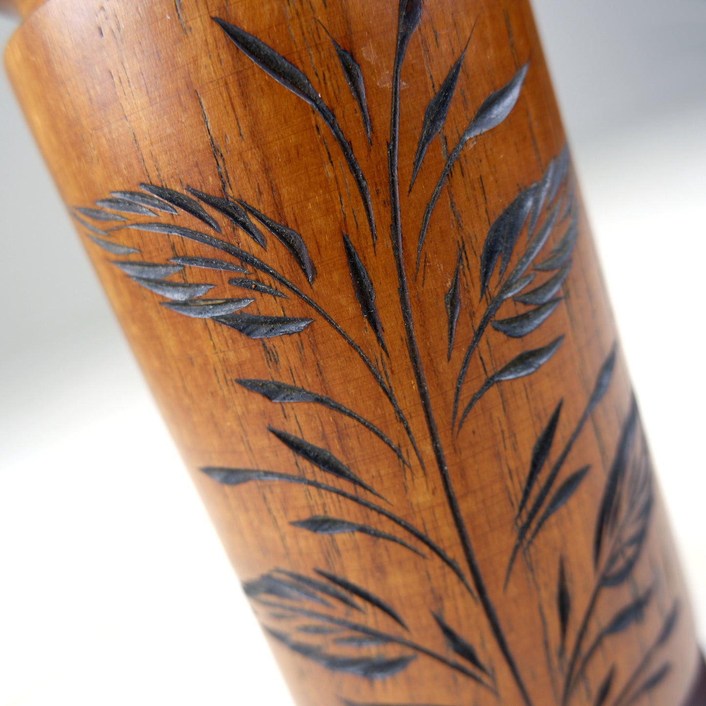 Mid Century Teak Table Lamp Base