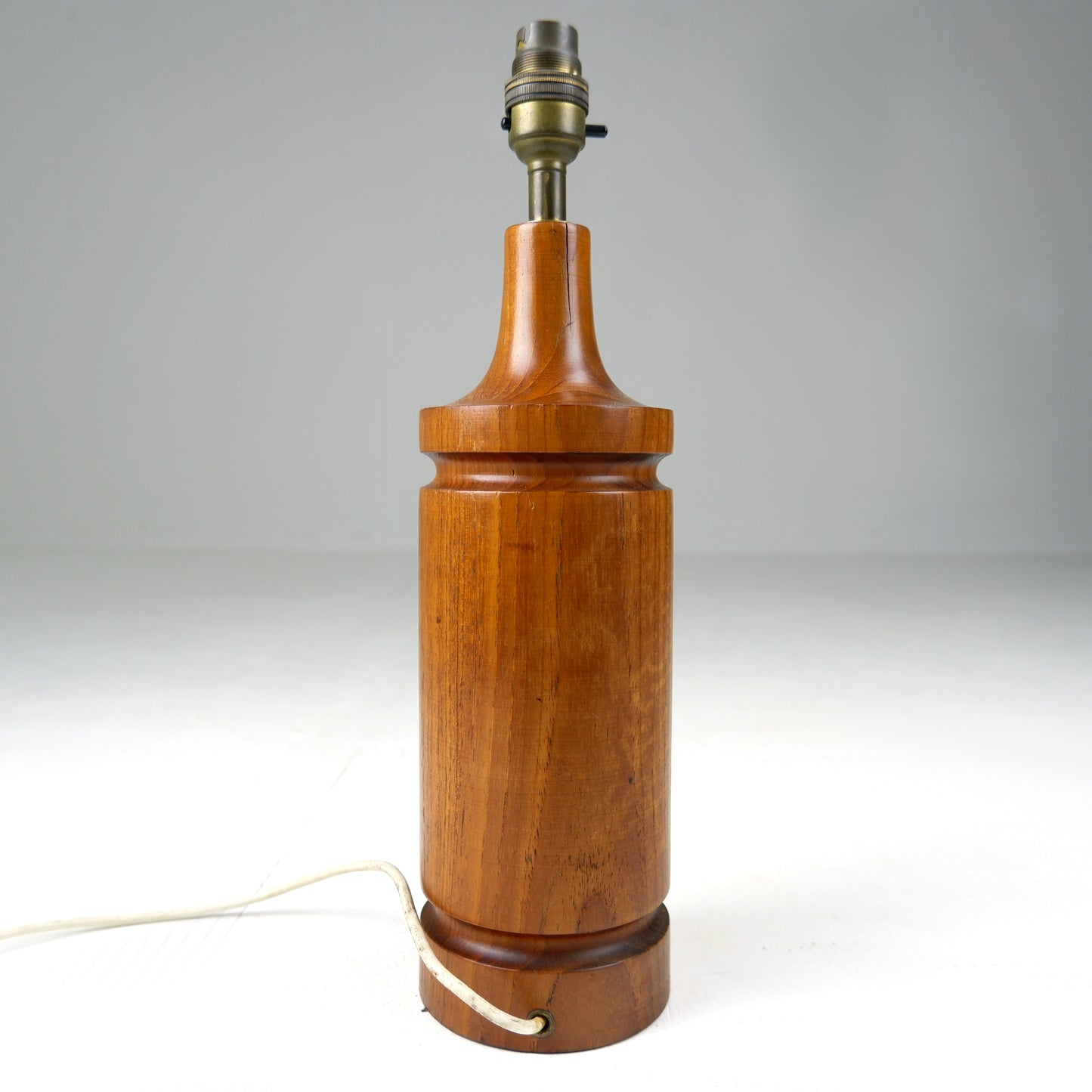 Mid Century Teak Table Lamp Base