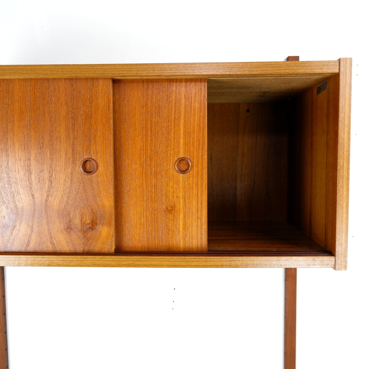 Mid Century Danish PS System Desk with Cabinet in Teak - Modular Ladder Wall Unit Shelving