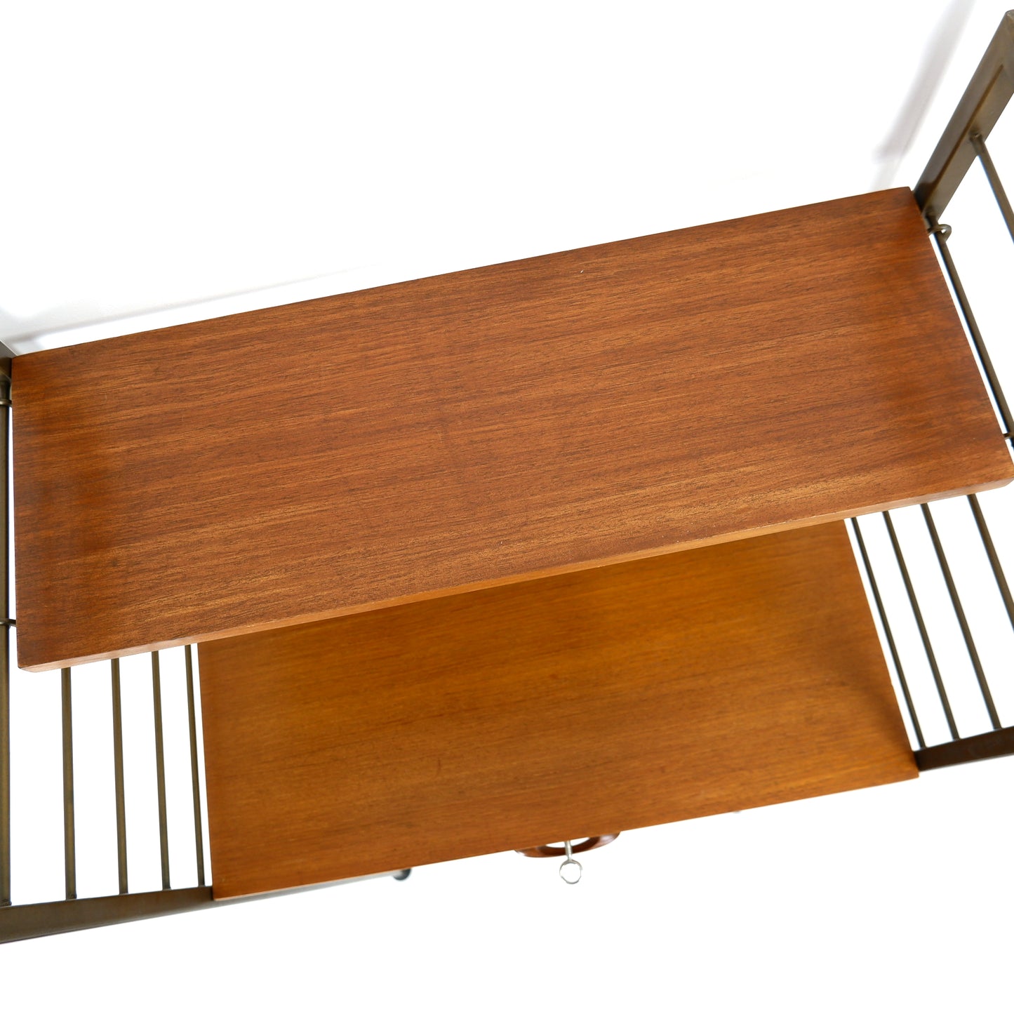 Ladderax Desk/Drinks Cabinet with Shelves - Mid Century Teak Modular Ladder Wall Unit Shelving