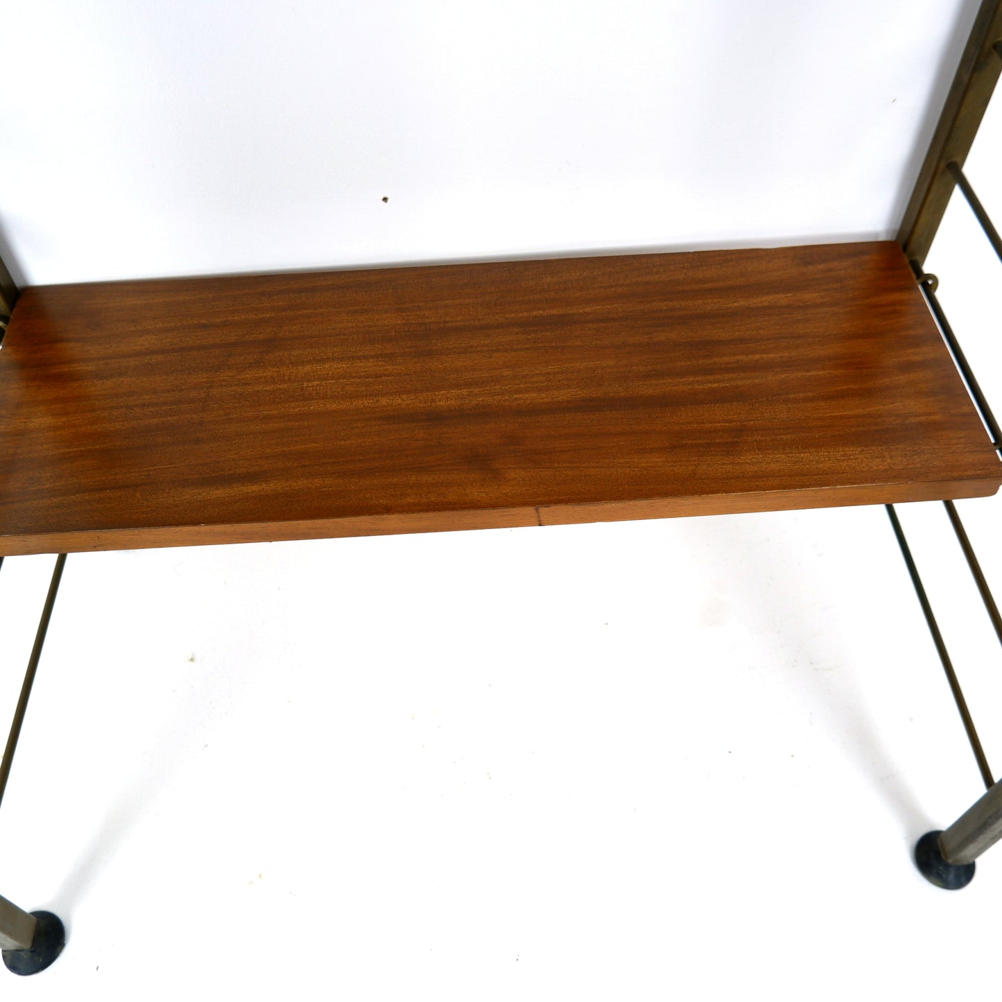 Ladderax Desk/Drinks Cabinet with Shelves - Mid Century Teak Modular Ladder Wall Unit Shelving