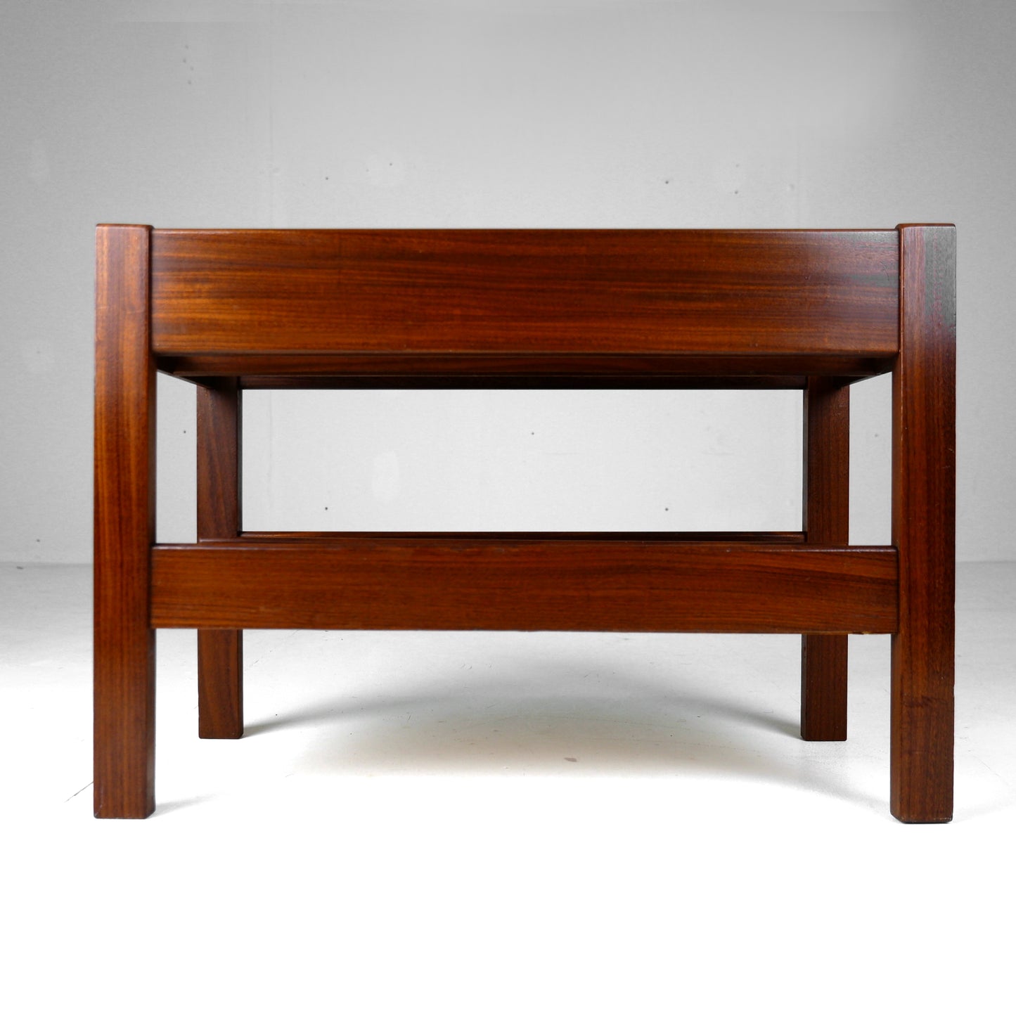 Teak Magazine Rack by Guy Rodgers - Vinyl Storage - Mid Century Modern