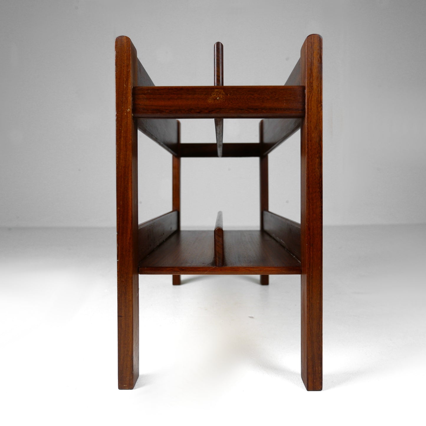 Teak Magazine Rack by Guy Rodgers - Vinyl Storage - Mid Century Modern