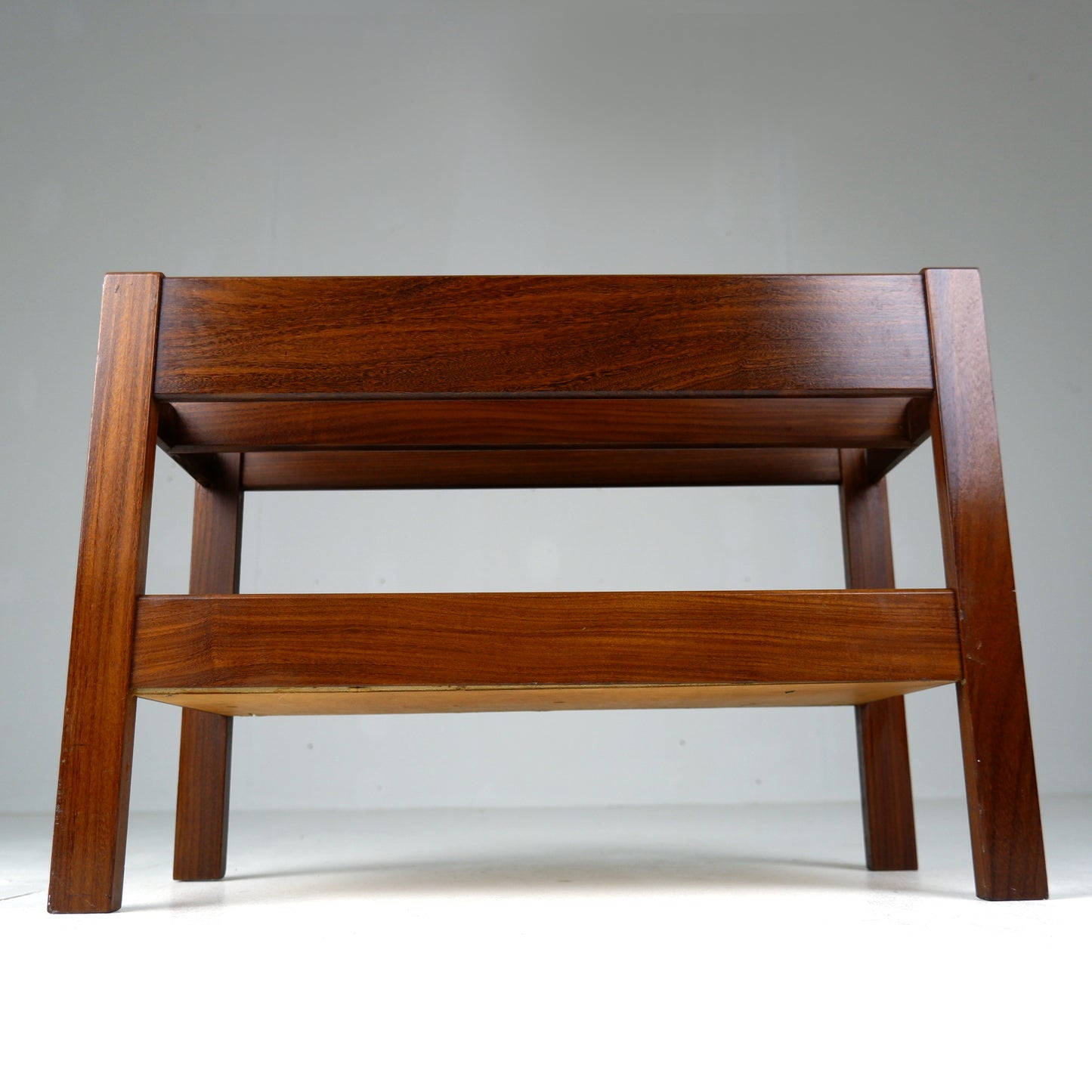 Teak Magazine Rack by Guy Rodgers - Vinyl Storage - Mid Century Modern