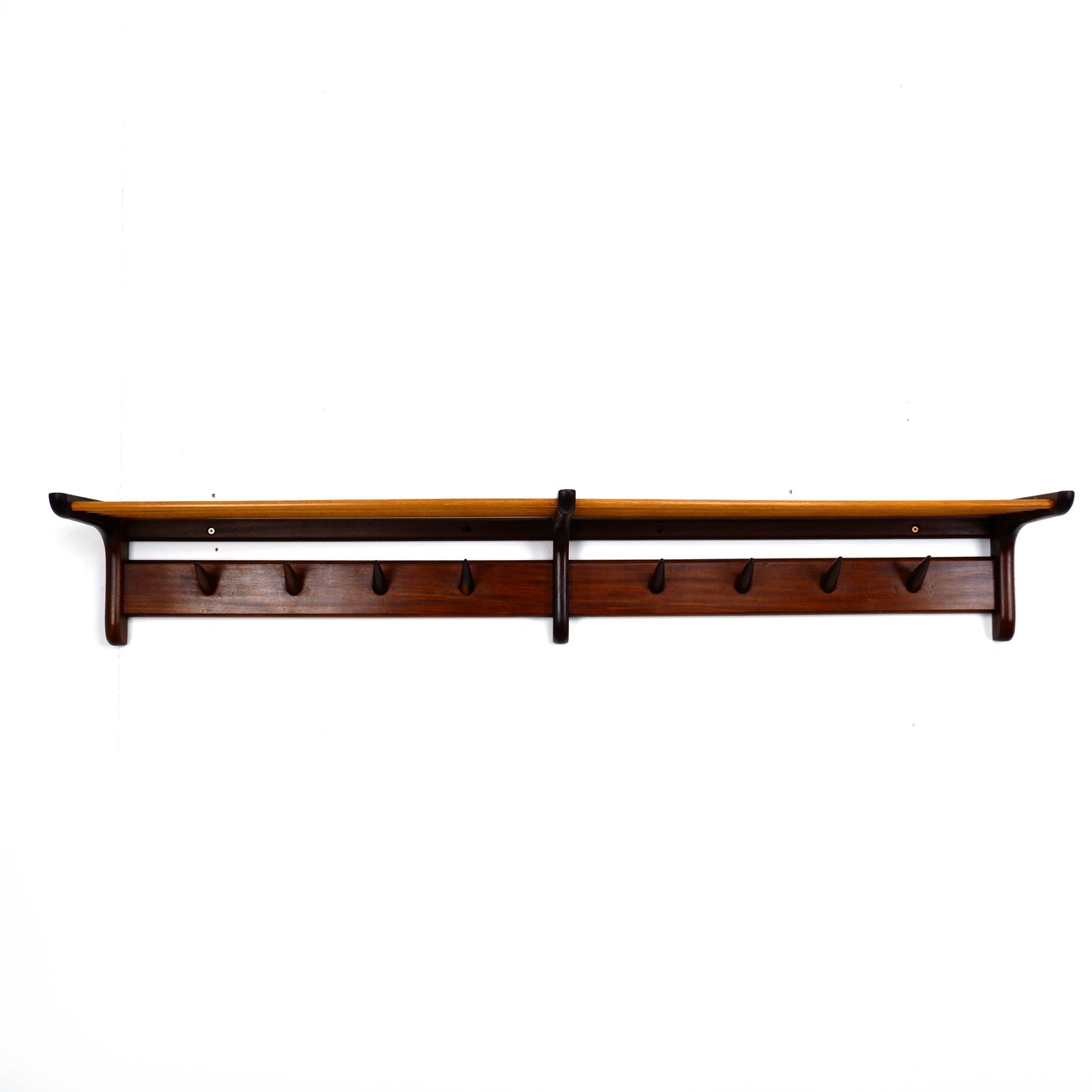 Mid Century Coat Rack by John Herbert for A.Younger Ltd in Teak - Wall Mounted
