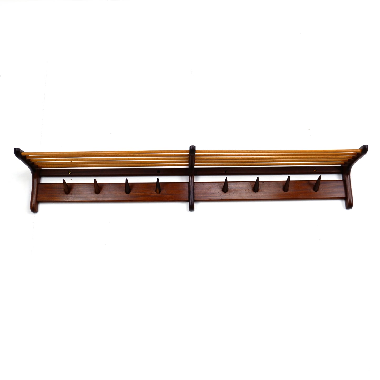 Mid Century Coat Rack by John Herbert for A.Younger Ltd in Teak - Wall Mounted