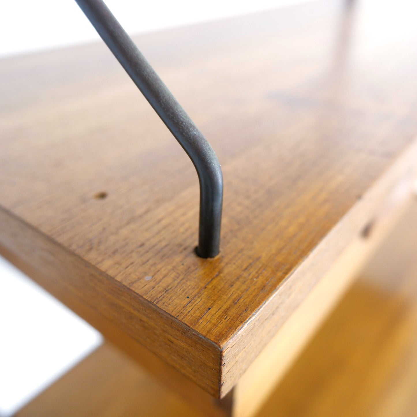 Danish PS System Teak Wall Units - 2 Bays - Desk, Bookshelves and Cabinets - Modular Ladder Shelving