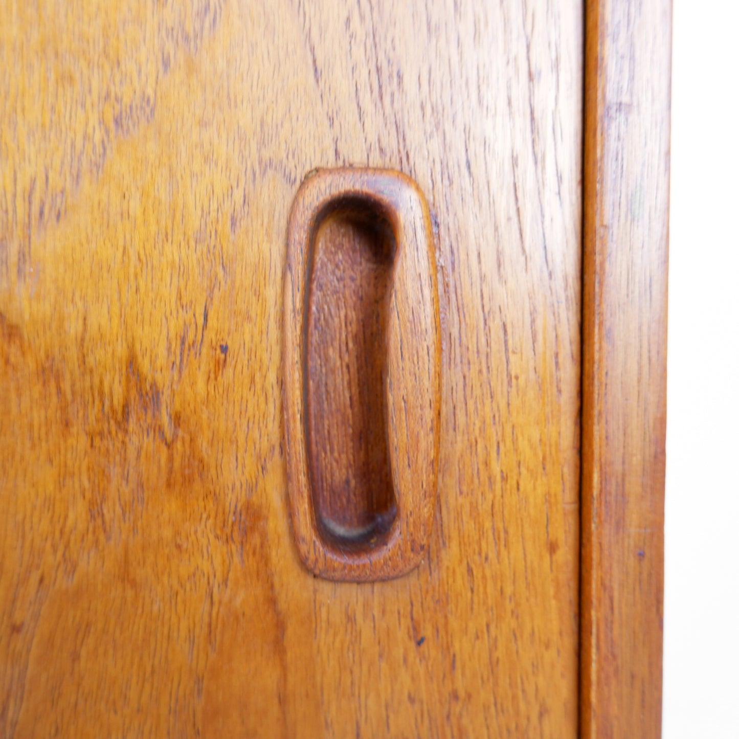 Mid Century Room Divider in Teak / Bookcase Shelving Unit with Cupboard