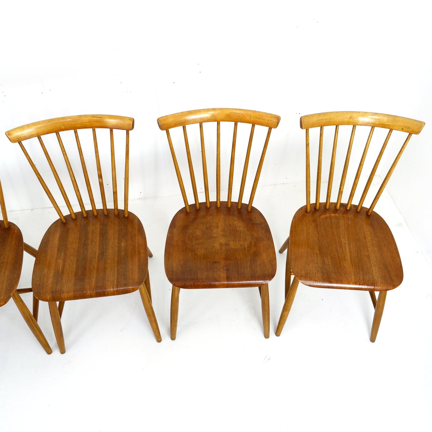 Mid Century Swedish Dining Chairs for Haga Fors Mobel by Sven Erik Fryklund - Set of 6 Mid Century
