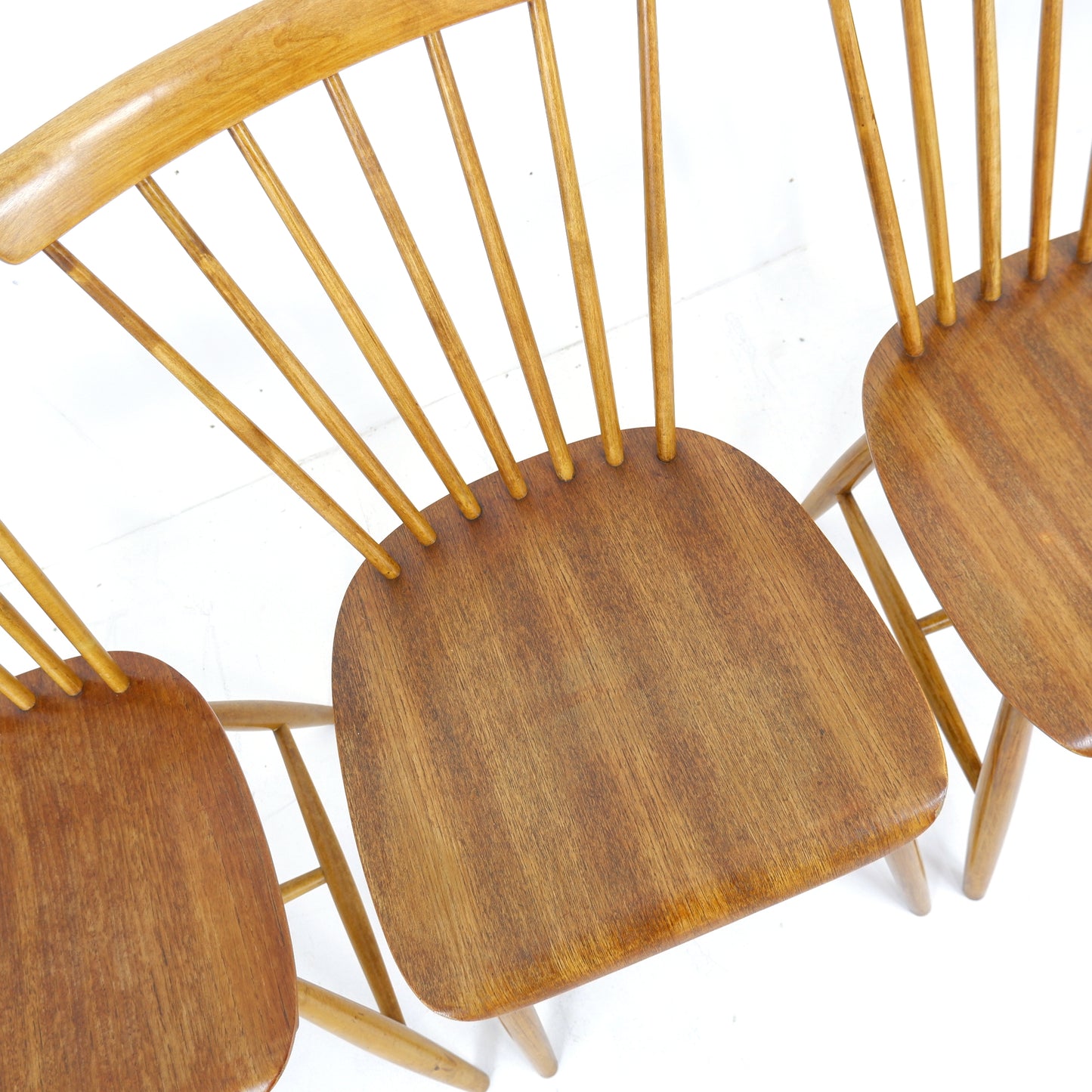 Mid Century Swedish Dining Chairs for Haga Fors Mobel by Sven Erik Fryklund - Set of 6 Mid Century