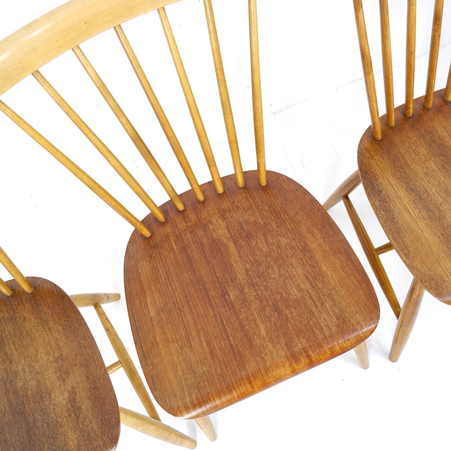 Mid Century Swedish Dining Chairs for Haga Fors Mobel by Sven Erik Fryklund - Set of 6 Mid Century