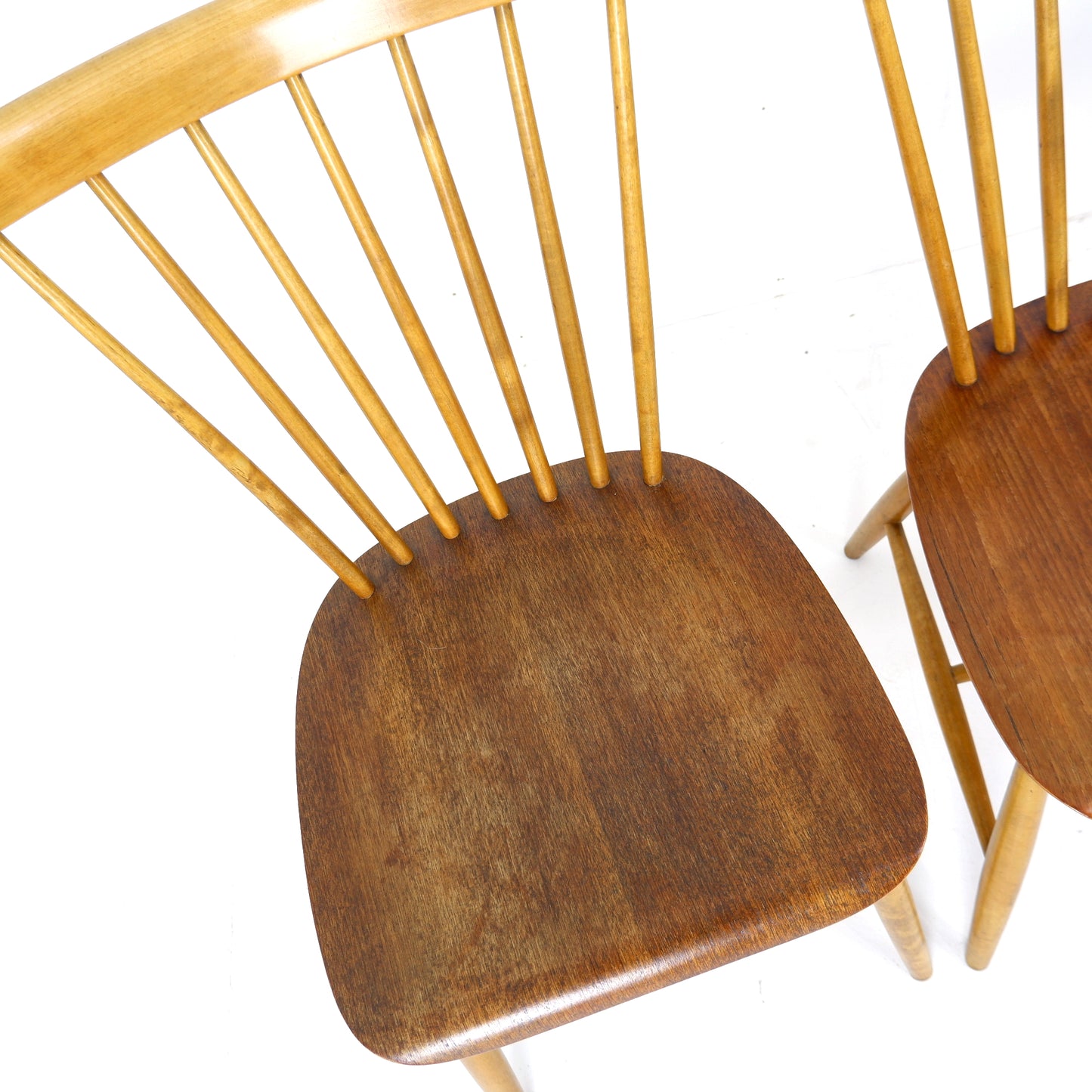 Mid Century Swedish Dining Chairs for Haga Fors Mobel by Sven Erik Fryklund - Set of 6 Mid Century