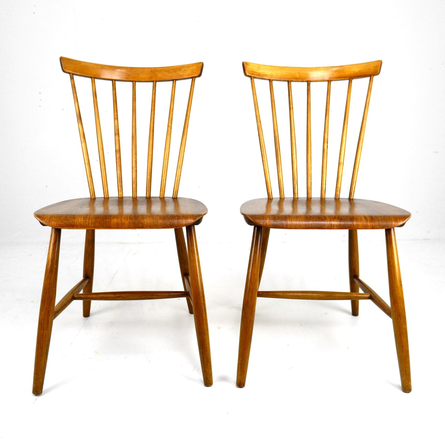 Mid Century Swedish Dining Chairs for Haga Fors Mobel by Sven Erik Fryklund - Set of 6 Mid Century