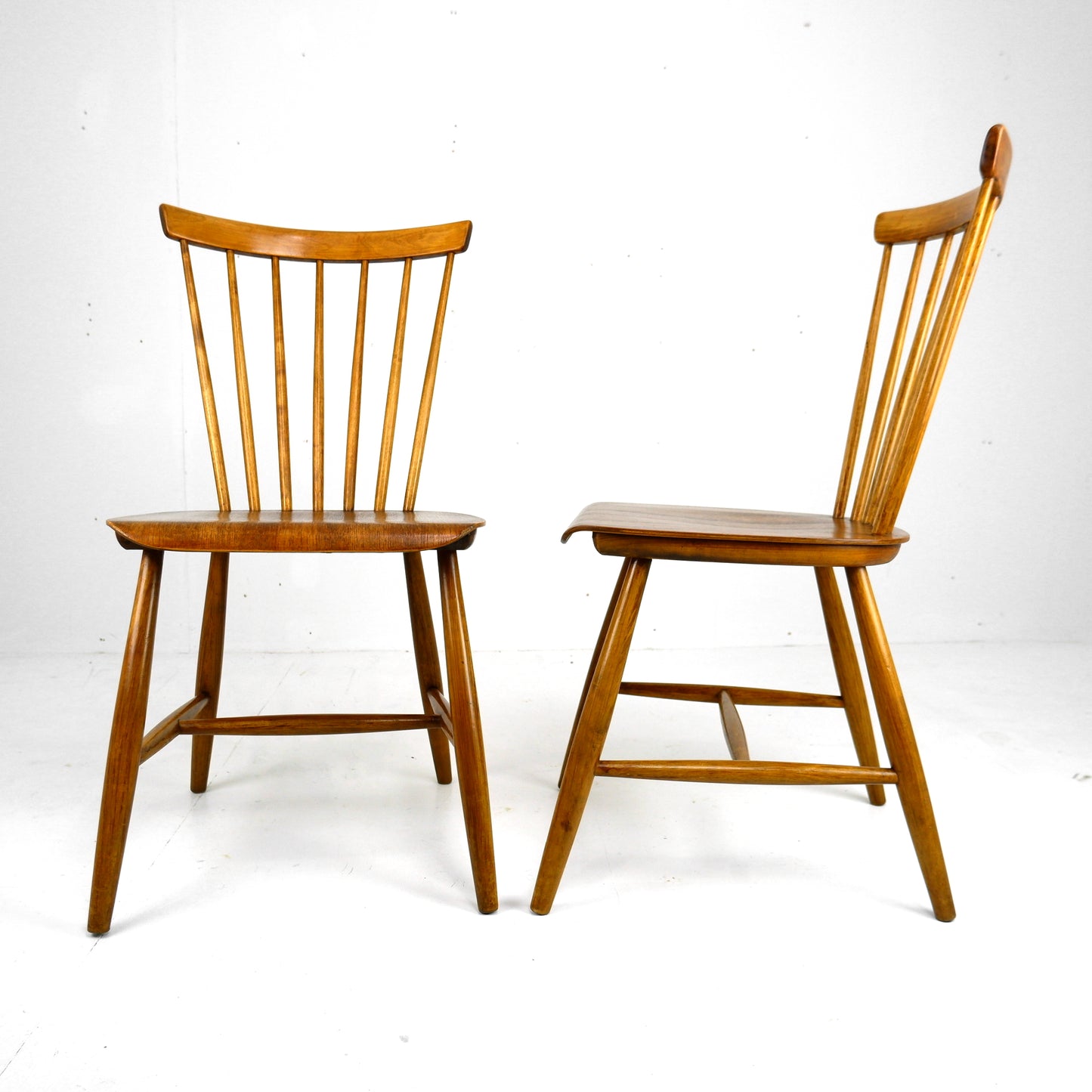 Mid Century Swedish Dining Chairs for Haga Fors Mobel by Sven Erik Fryklund - Set of 6 Mid Century