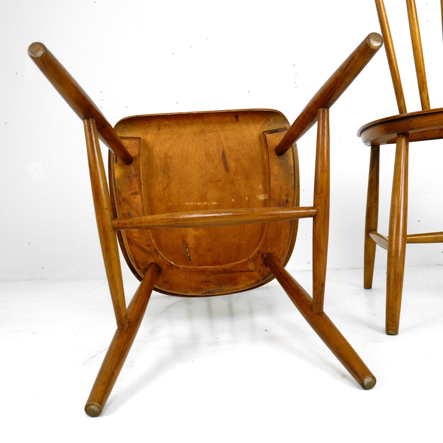 Mid Century Swedish Dining Chairs for Haga Fors Mobel by Sven Erik Fryklund - Set of 6 Mid Century