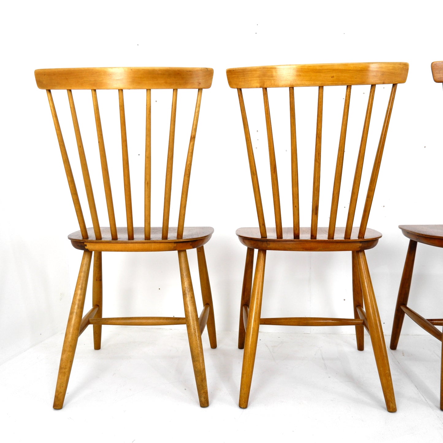 Mid Century Swedish Dining Chairs for Haga Fors Mobel by Sven Erik Fryklund - Set of 6 Mid Century