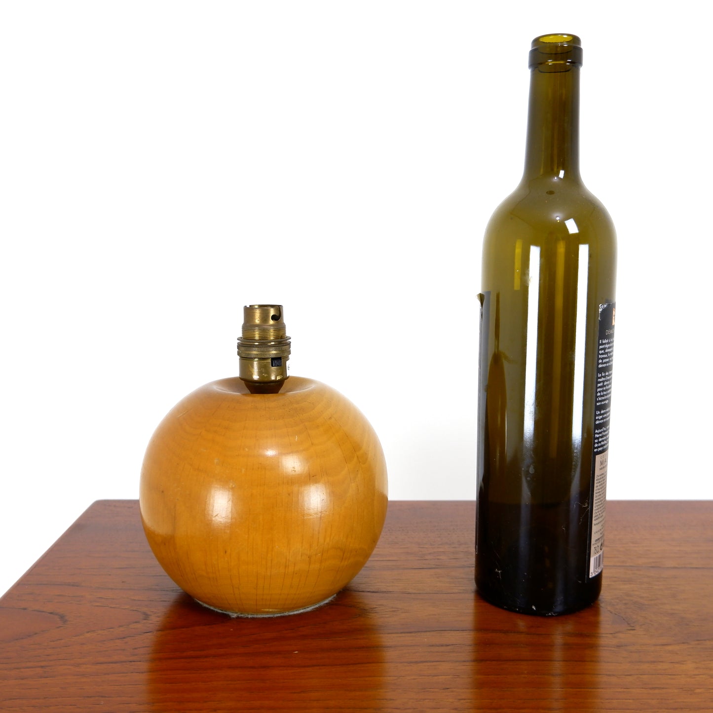 Mid Century Wooden Lamp Base - Vintage 1950's