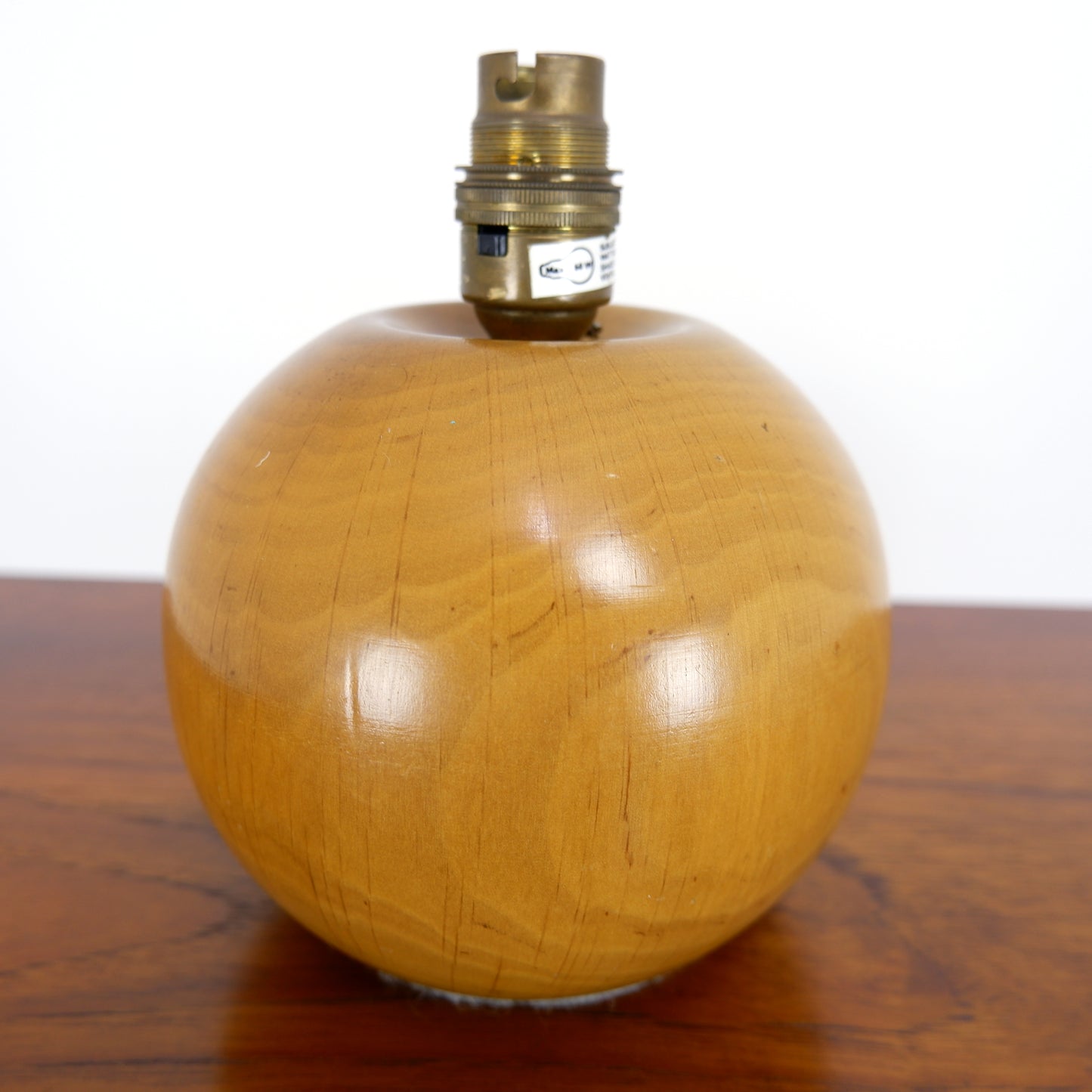 Mid Century Wooden Lamp Base - Vintage 1950's