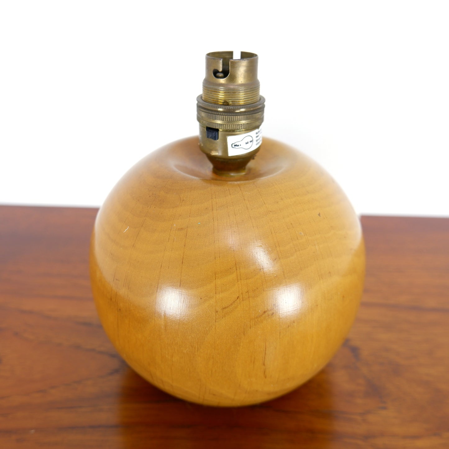 Mid Century Wooden Lamp Base - Vintage 1950's