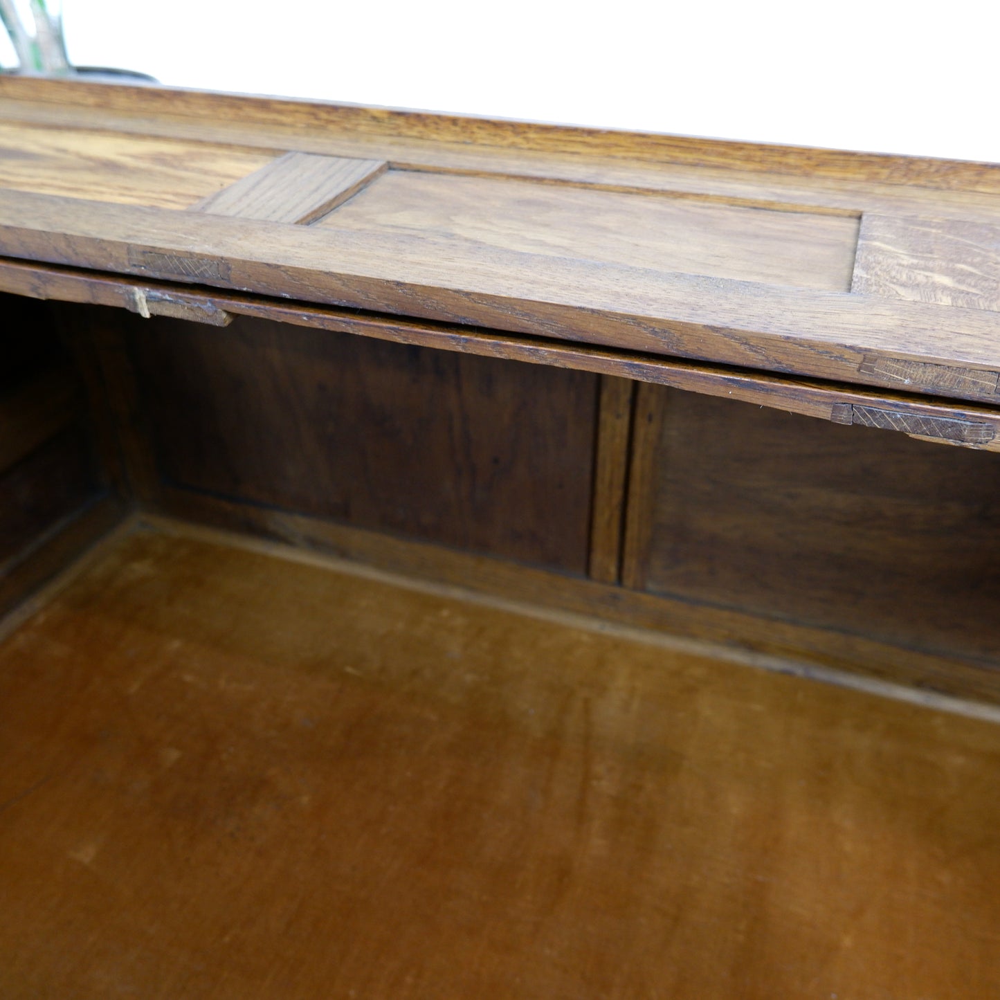 Antique Art Deco/Art Nouveau Oak Blanket Box or Storage Chest