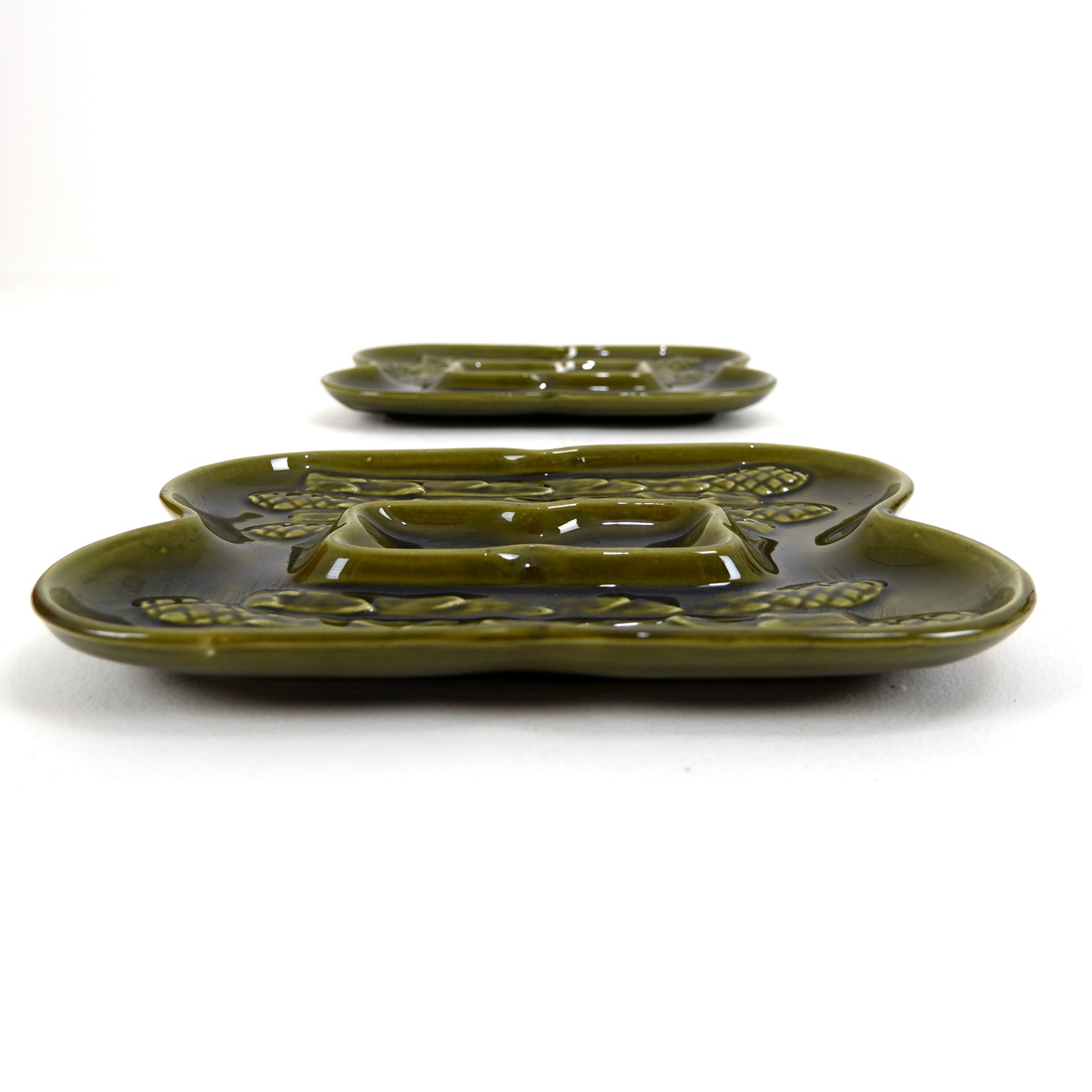 Pair of Vintage Asparagus Dishes by CASA PUPO - Mid Century Dining/Kitchen