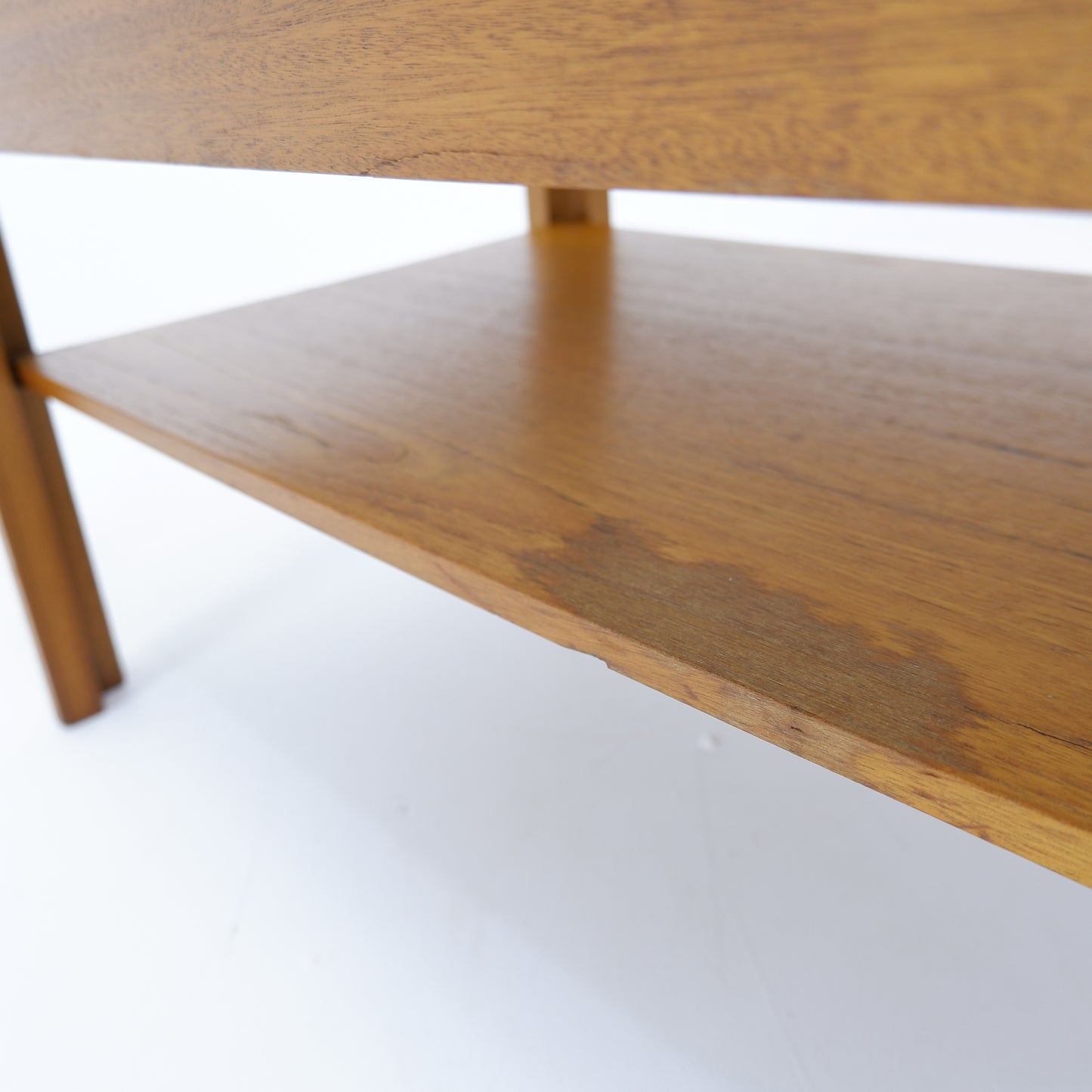 Mid Century MYER Teak and Smoked Glass Coffee Table - Vintage Furniture