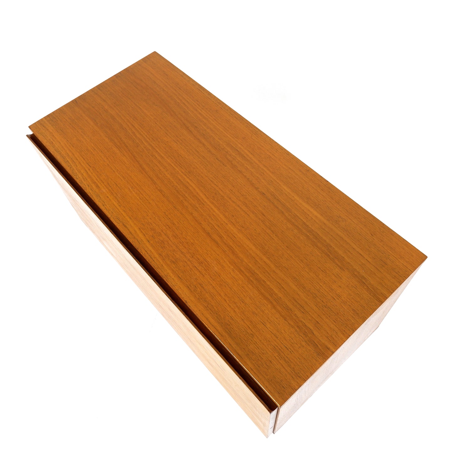 Mid Century Drinks Cabinet with Light in Teak by Beaver & Tapley - Hairpin Legs