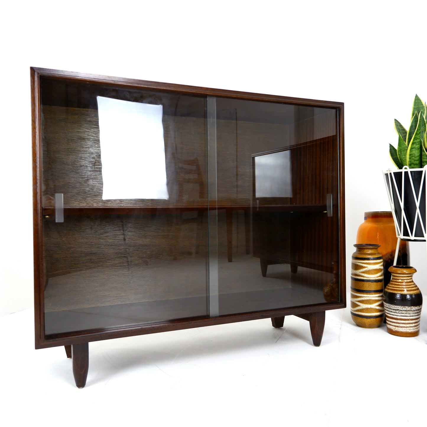 Pair of Mid Century Rosewood Bookcases / Display Cabinets by Beaver & Tapley Multi width