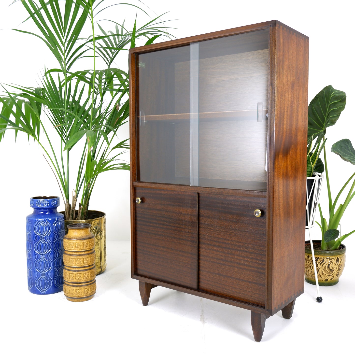 Mid Century Beaver & Tapley Rosewood Display/Drinks Cabinet/Bookcase - Multi Width Range